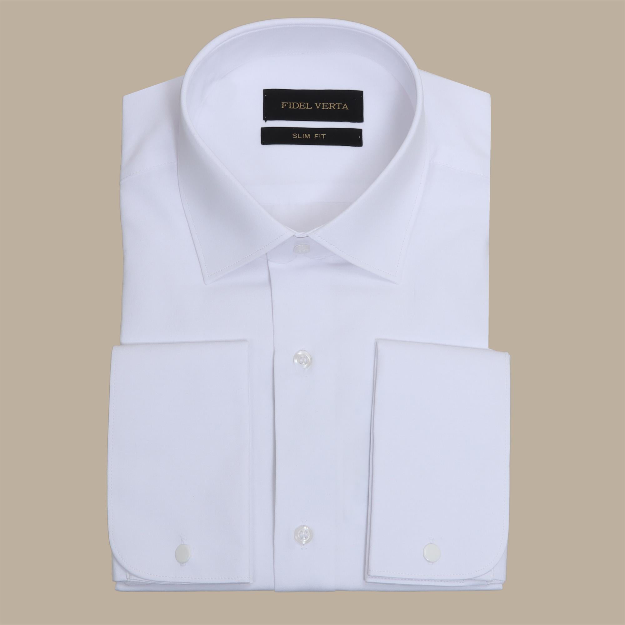 White Plain Cuff Shirt
