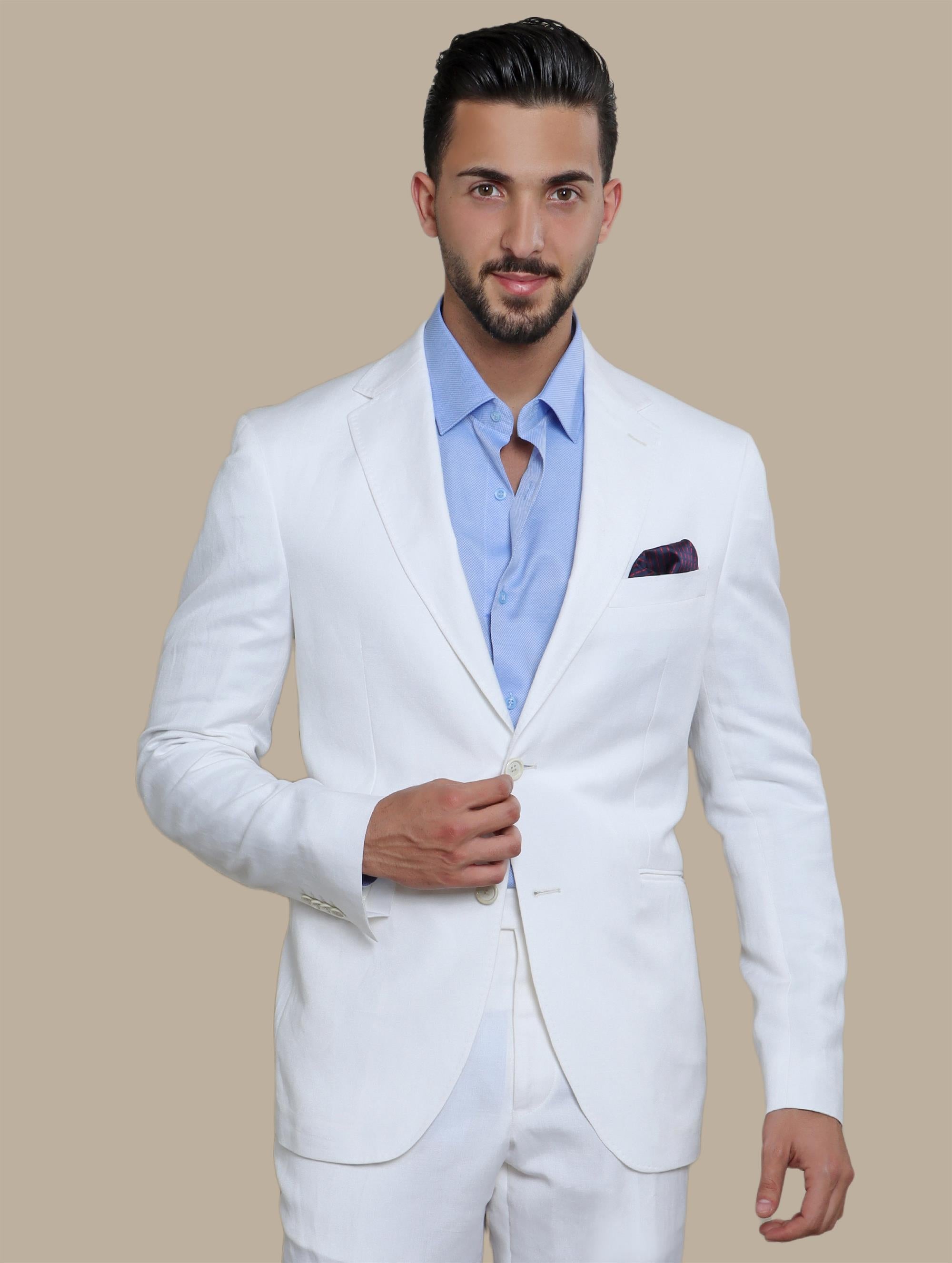 White Linen Suit