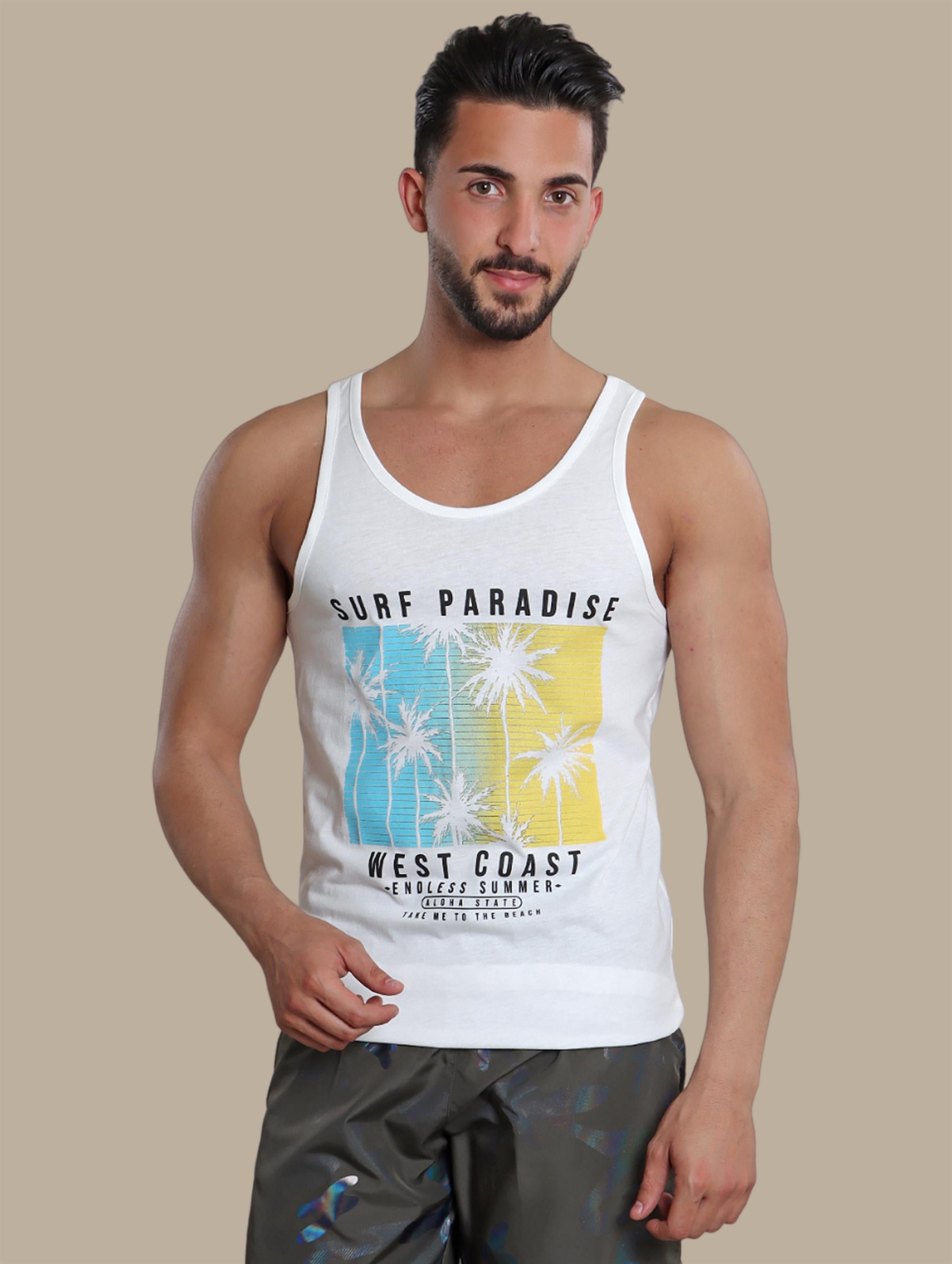 Sleeveless Bliss: Surf Paradise Edition