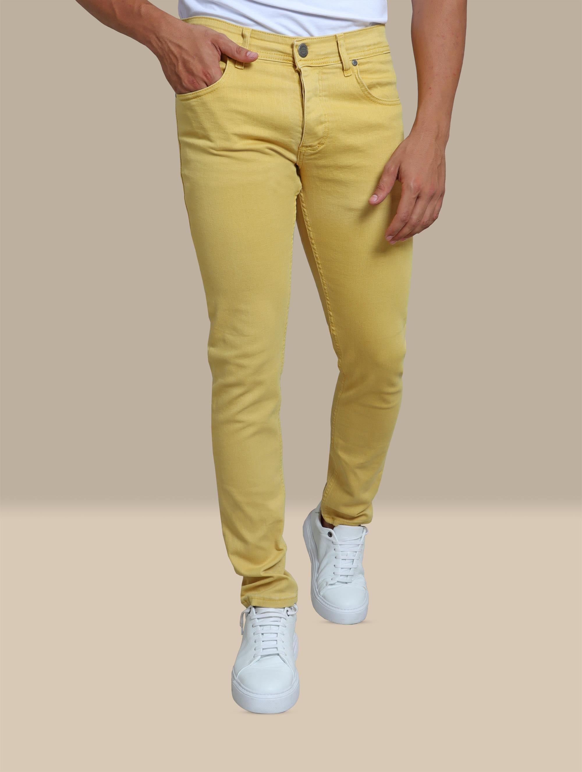 Jeans Pockets Mustard