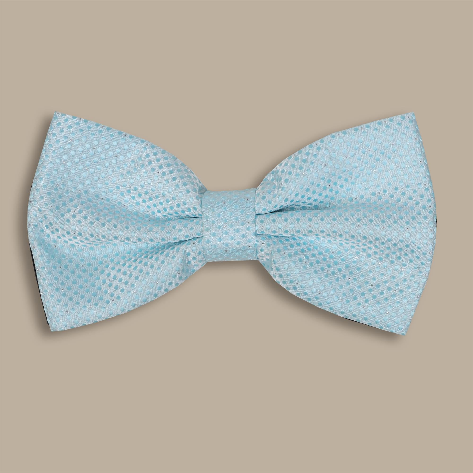 Turquoise Dotted Bowtie