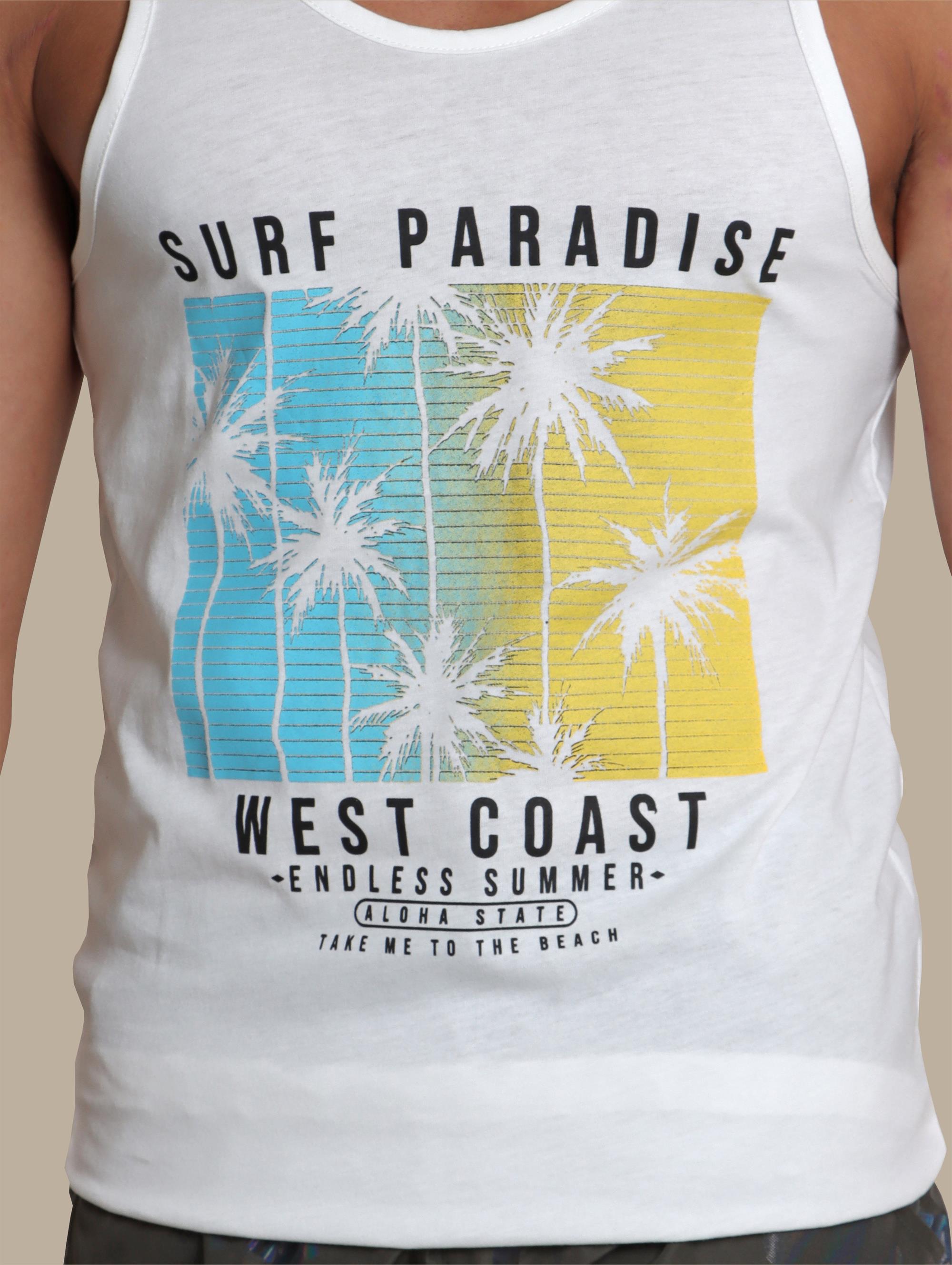 Sleeveless Bliss: Surf Paradise Edition