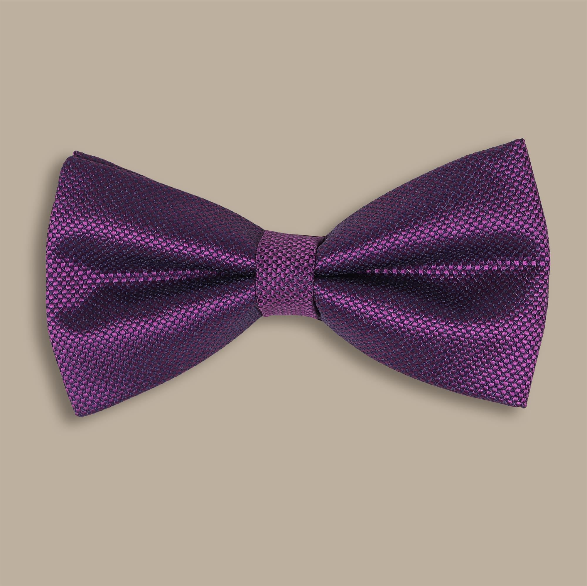 Purple Structured Bowtie