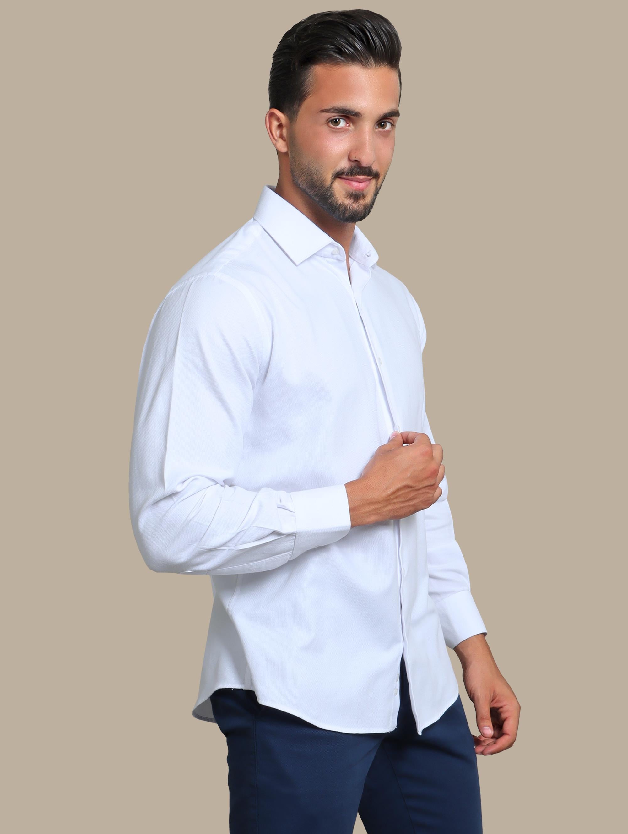 Shirt Structured Regular | White