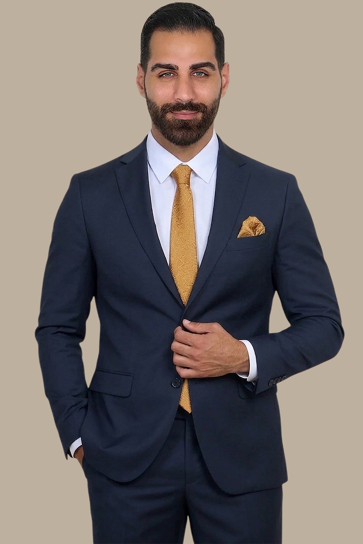 Basic Suit with Notch Lapel