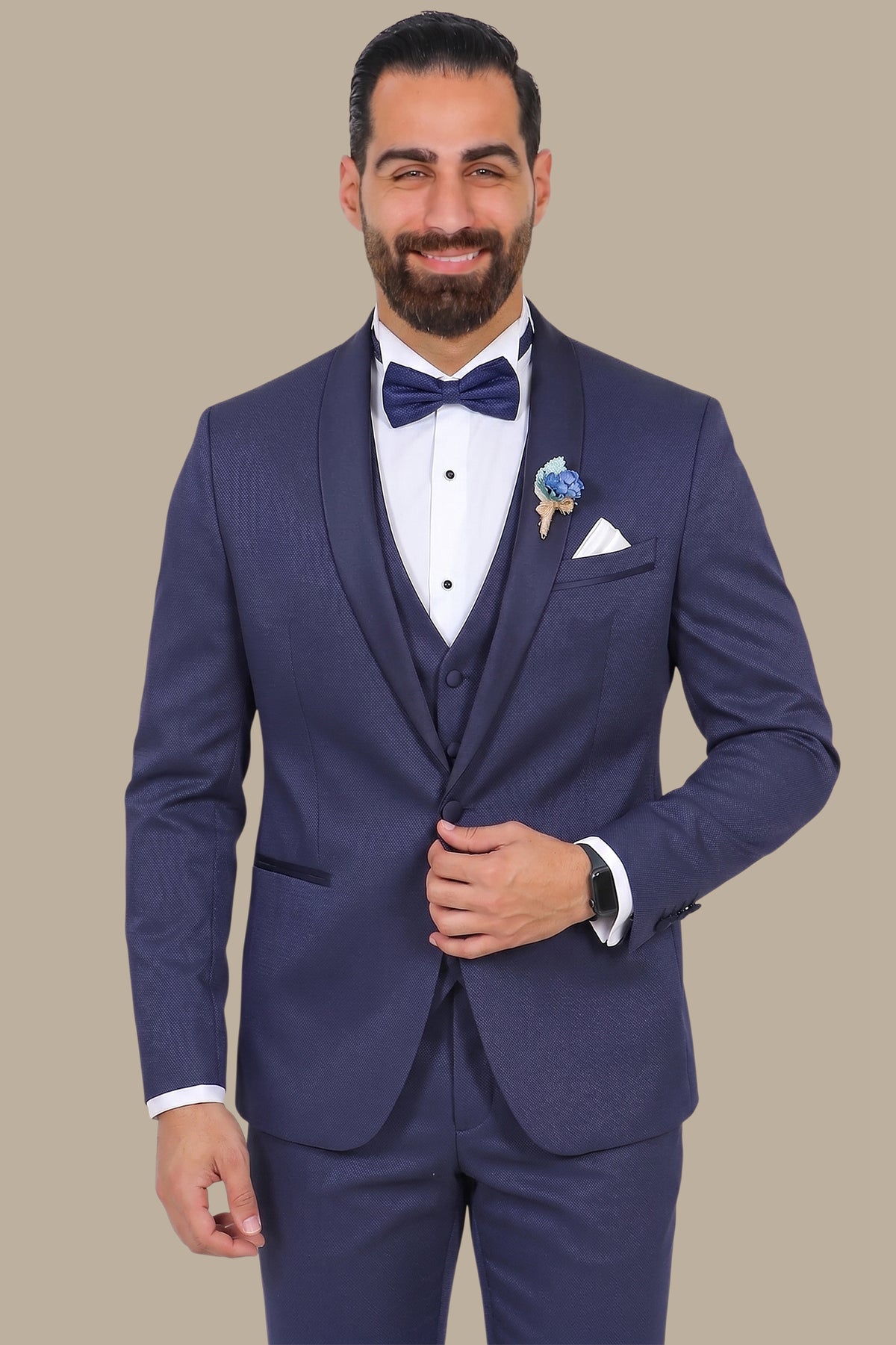 Pique Shawl Collar Tuxedo