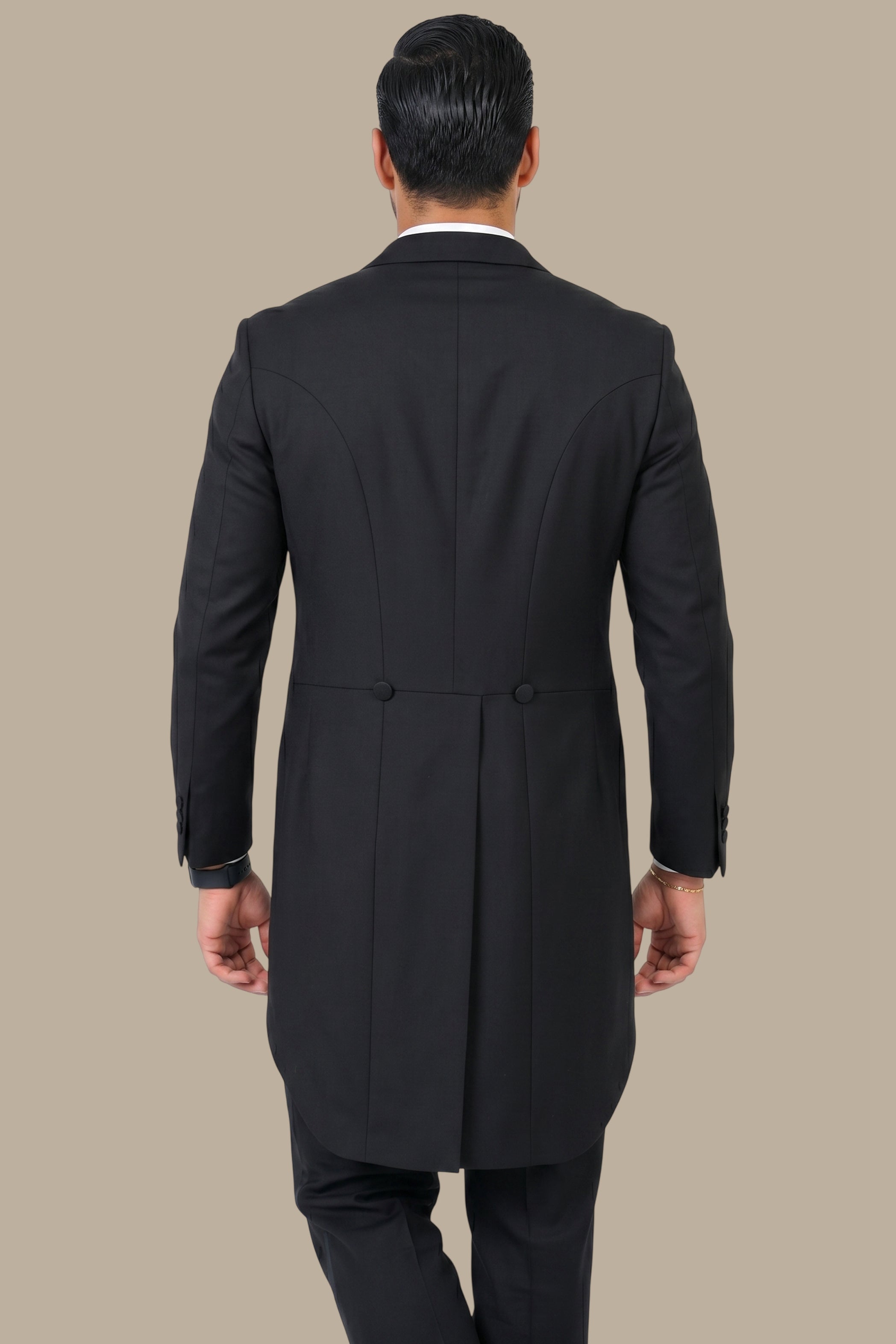 Tuxedo Frac Bonjour 3 Pieces – Black