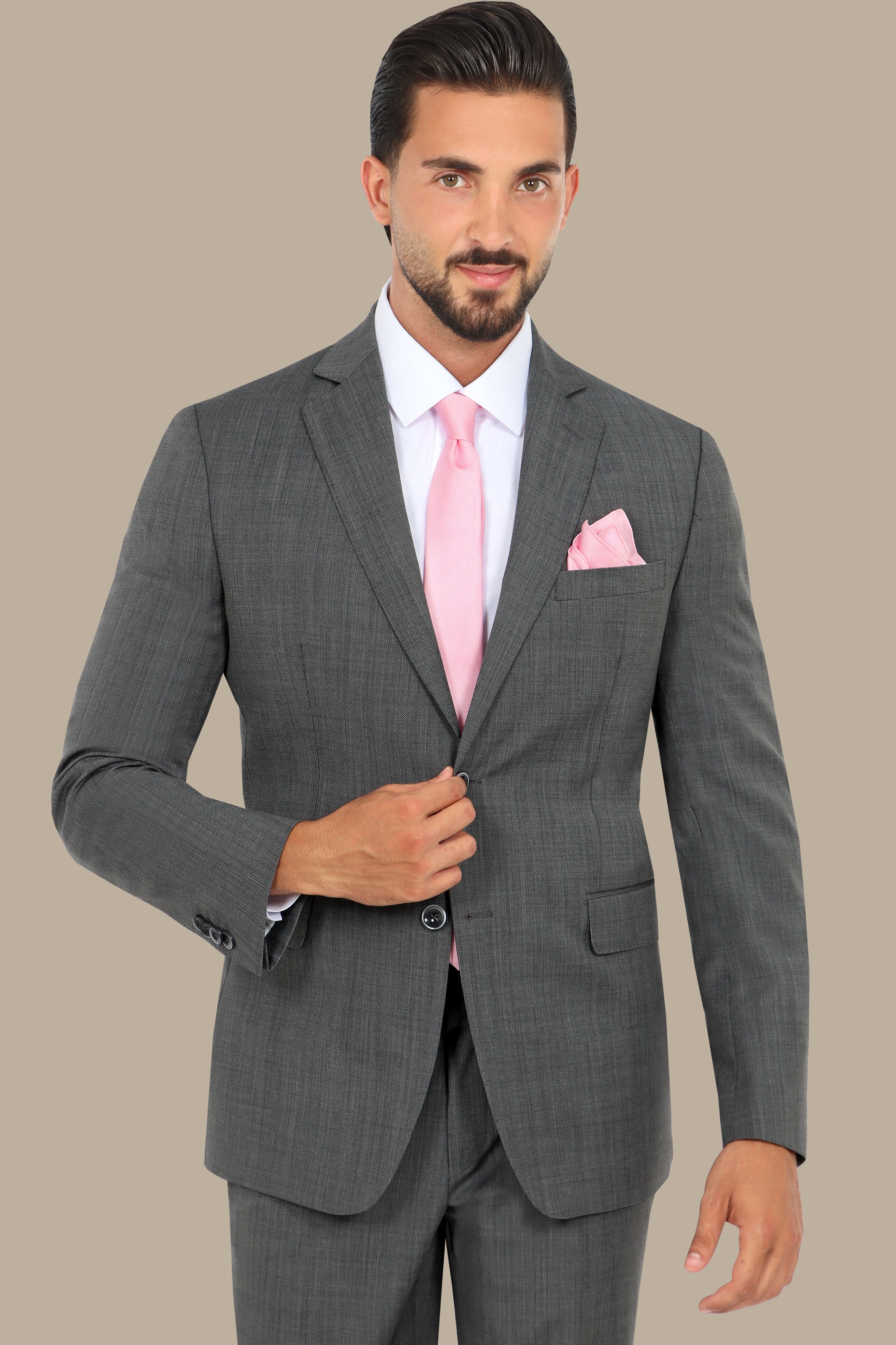 Dark Gray Wool Suit: Timeless Style