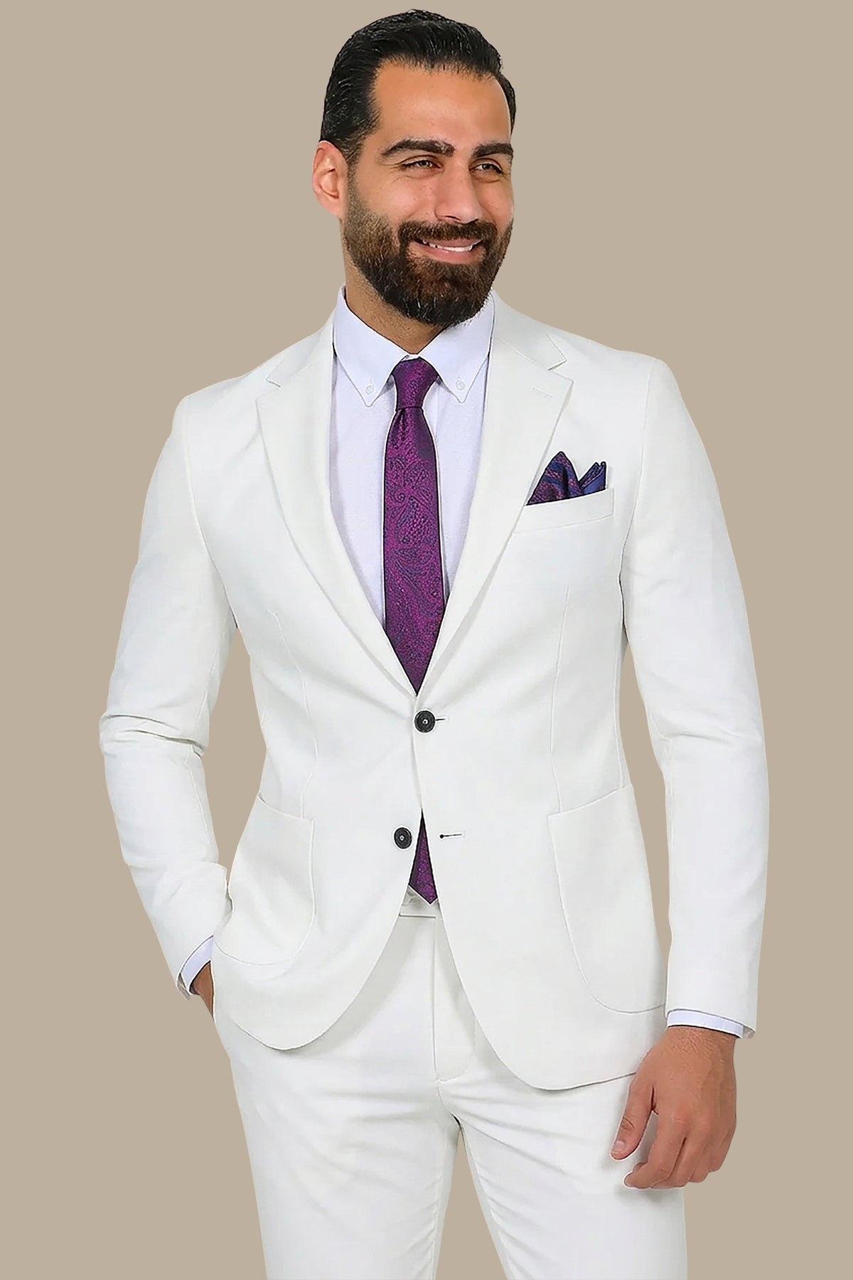 Plain Patch Pocket Travel Suit