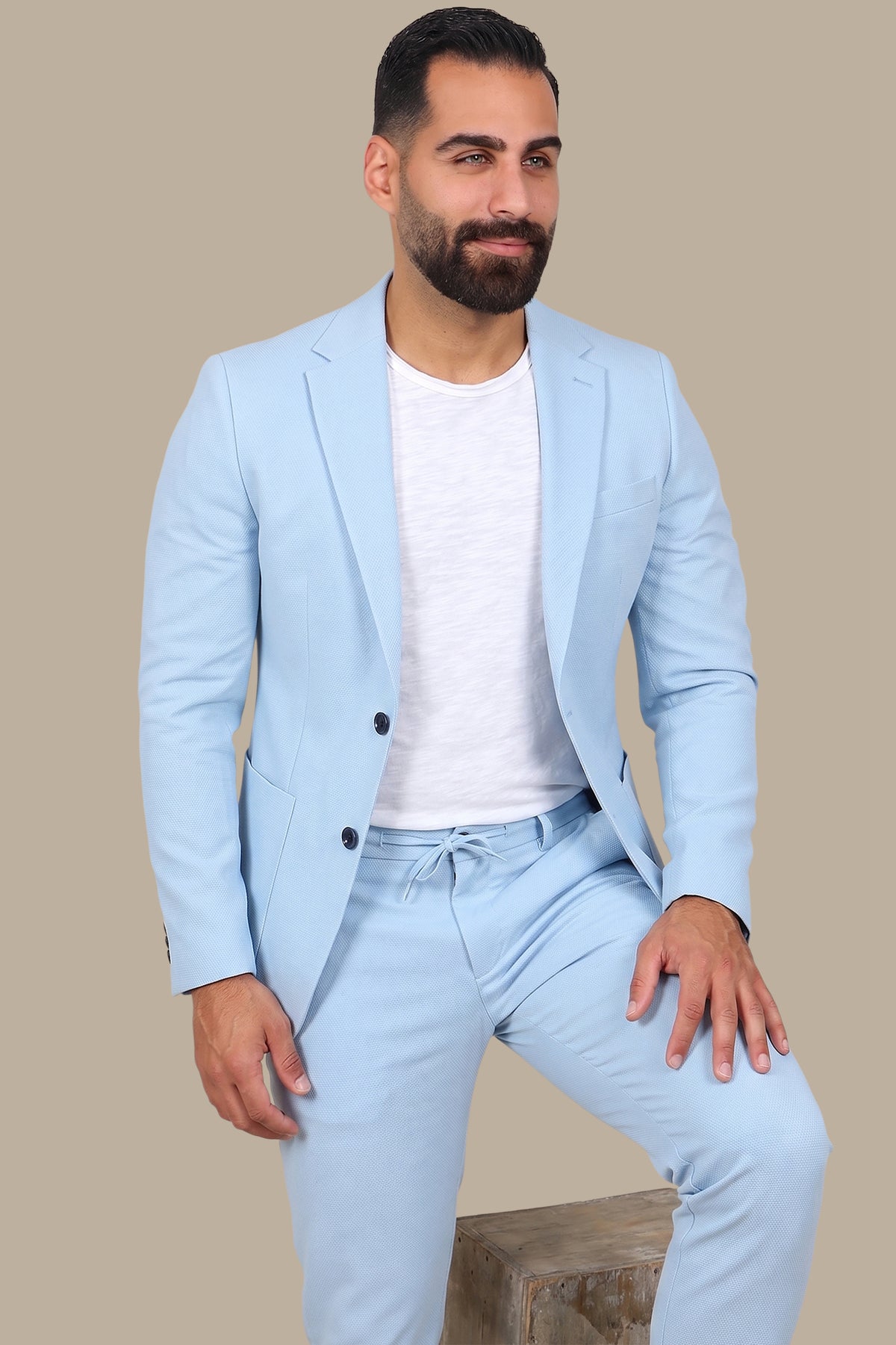 Plain Patch Pocket Travel Suit