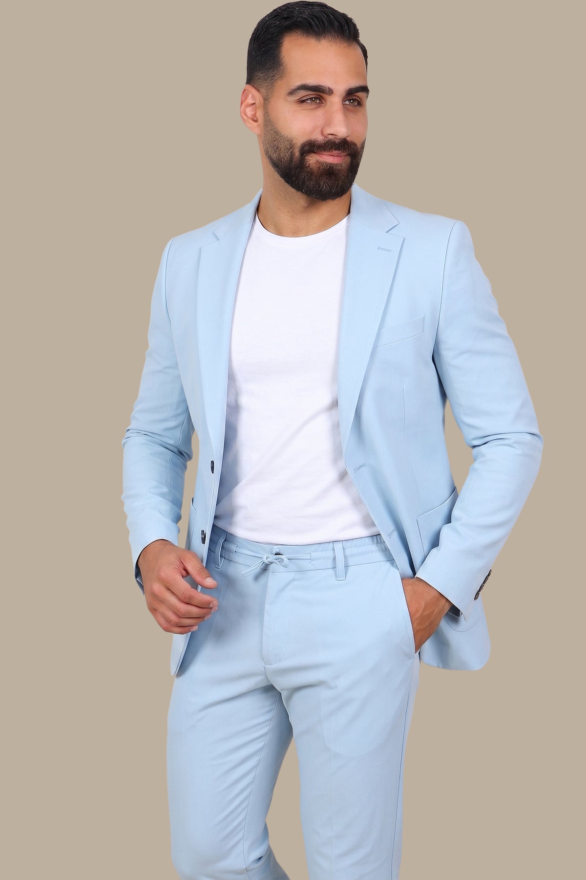 Plain Patch Pocket Travel Suit