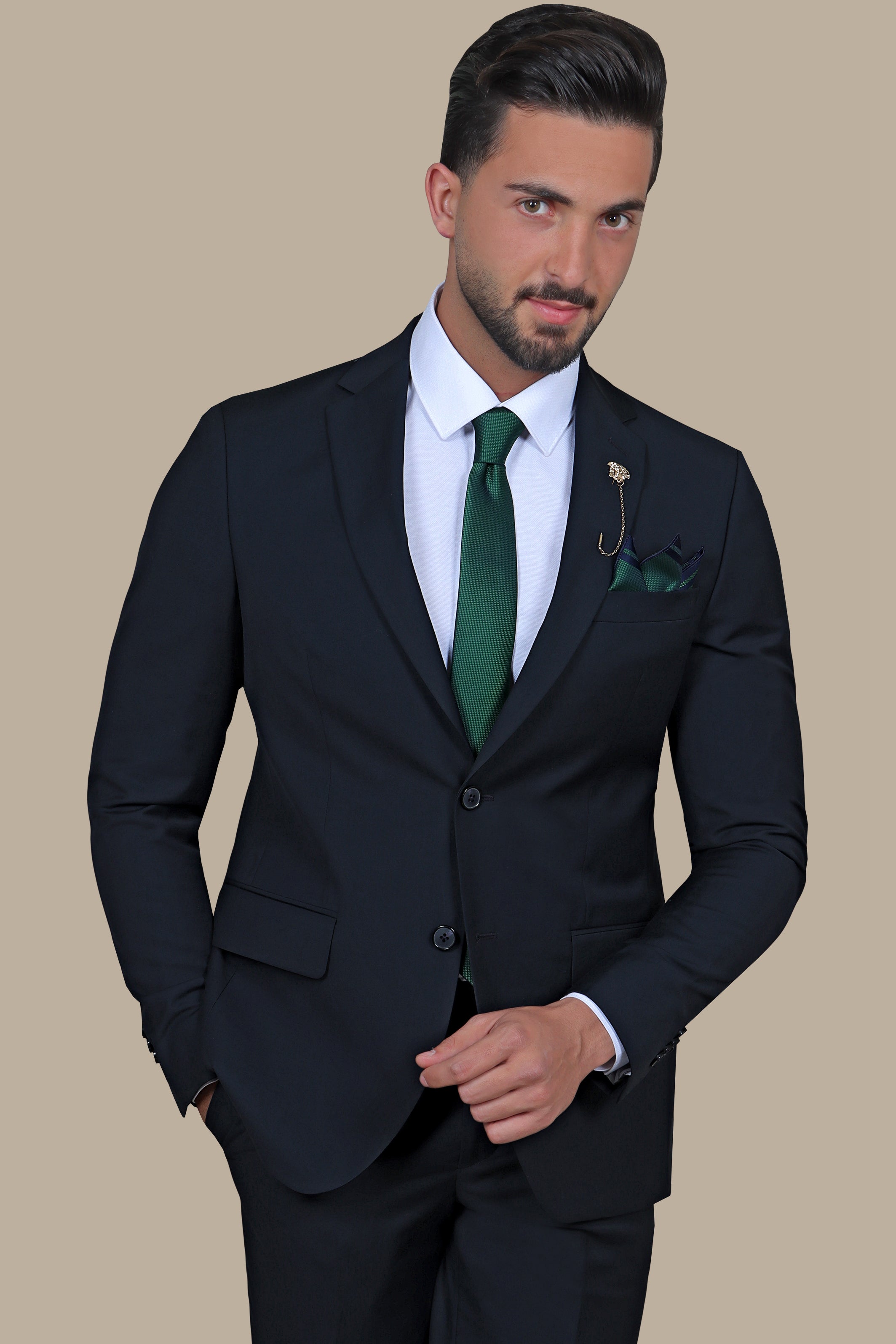 Navy Classic: Timeless Suit for Graduation