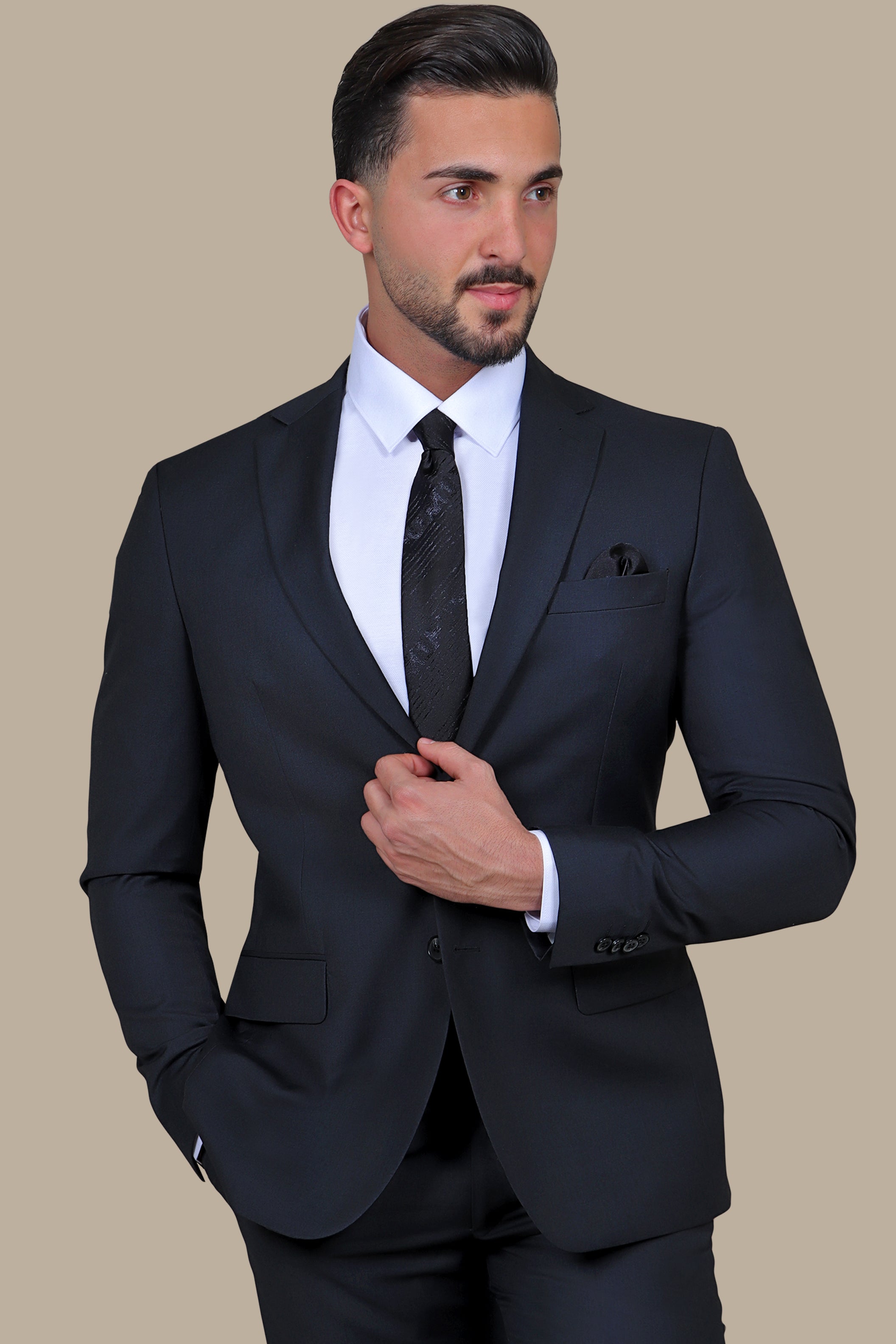 Dark Grey Suit Bundle: Notch Lapel