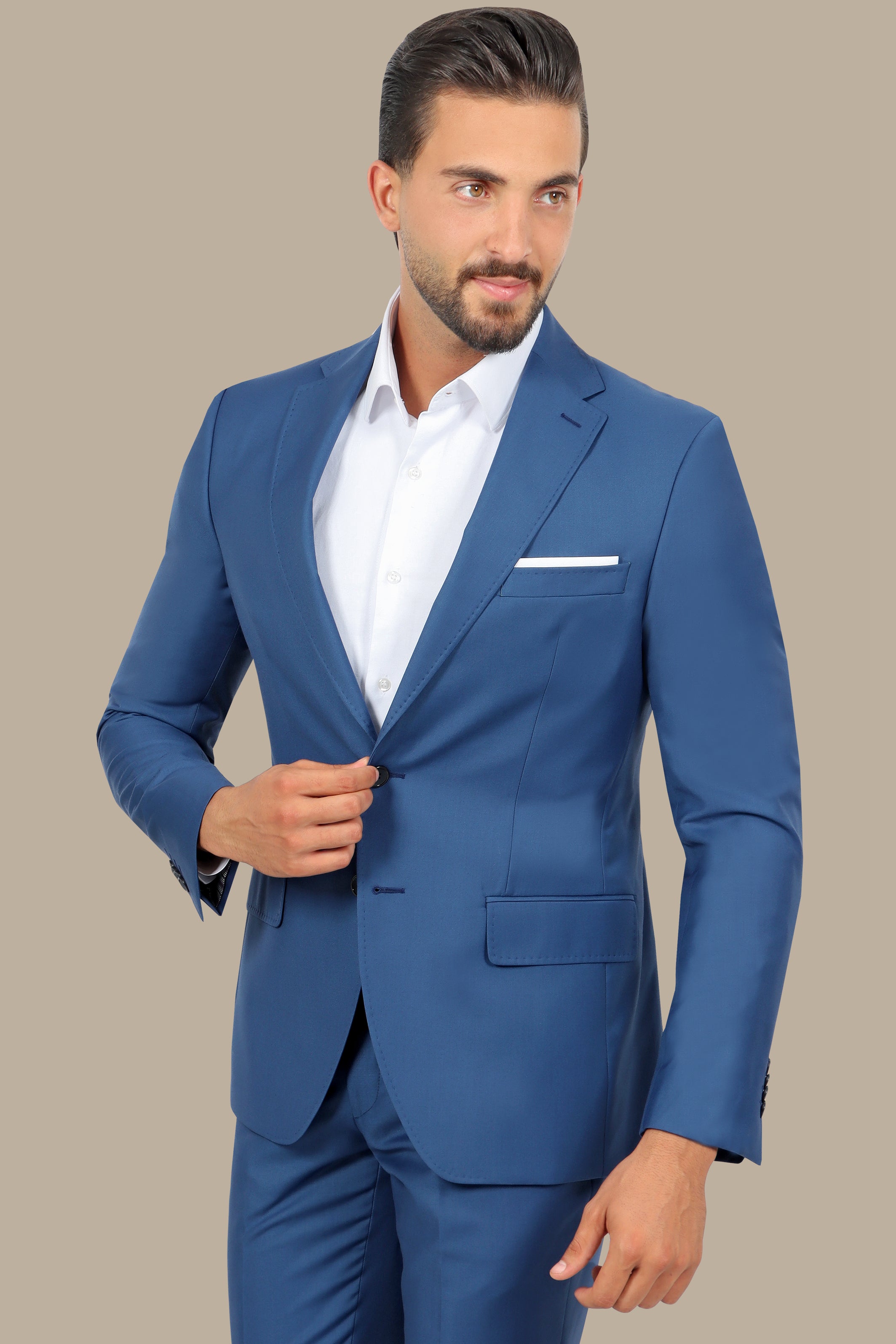 Blue Notch Plain Suit