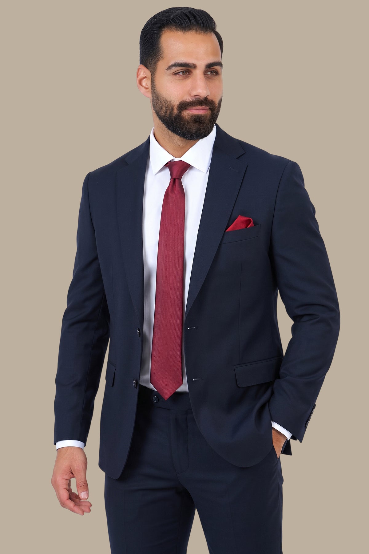 Twill Notch Lapel Suit – Drop 8