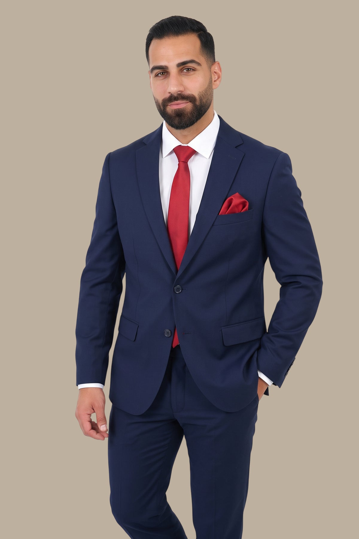 Plain Notch Lapel Suit – Drop 8