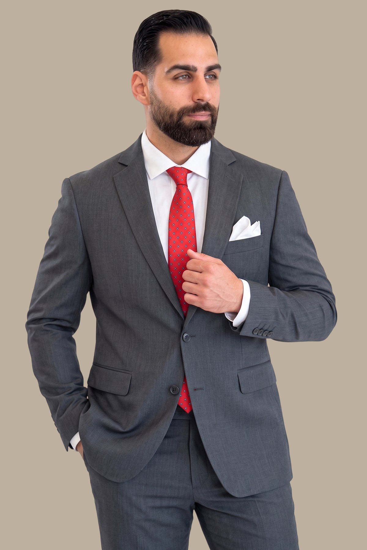 Fila Fil Wool Notch Lapel Suit