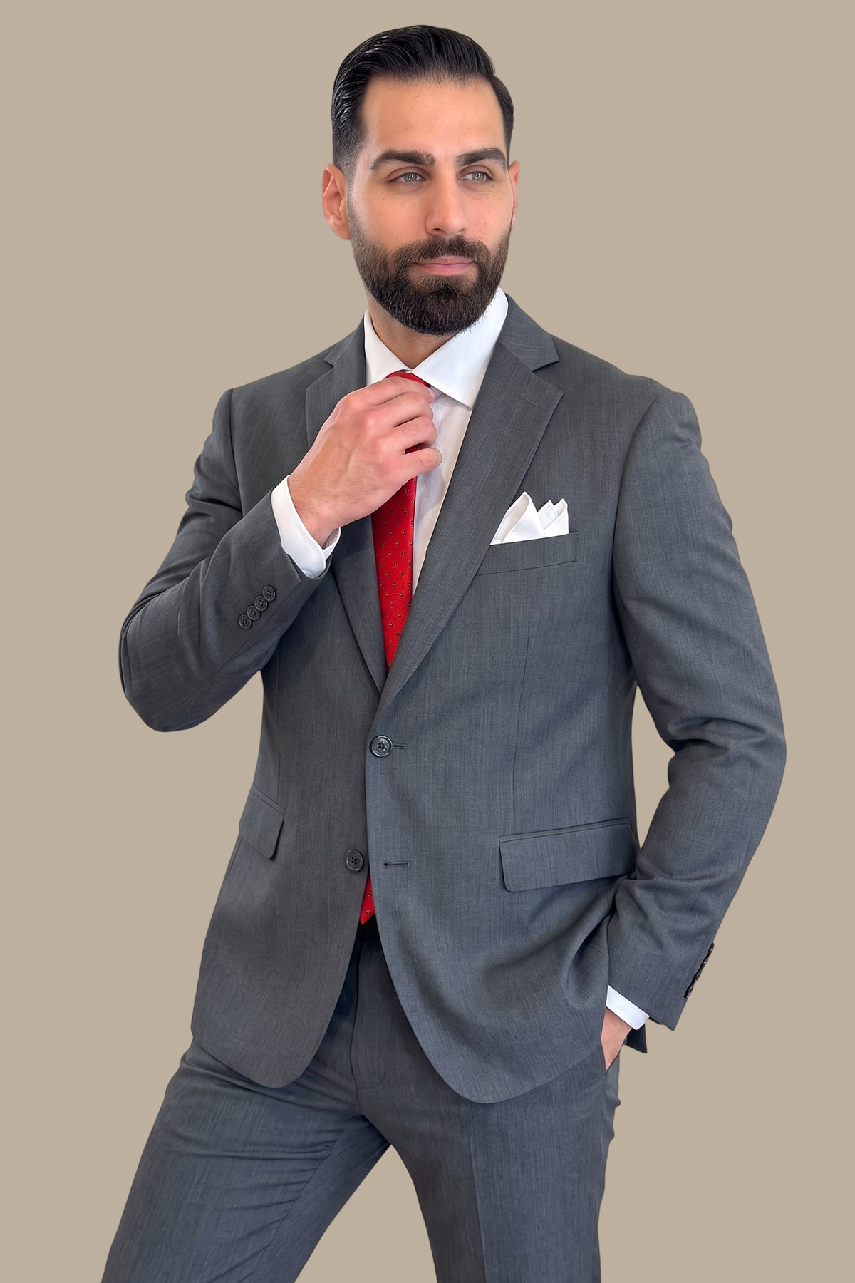 Fila Fil Wool Notch Lapel Suit