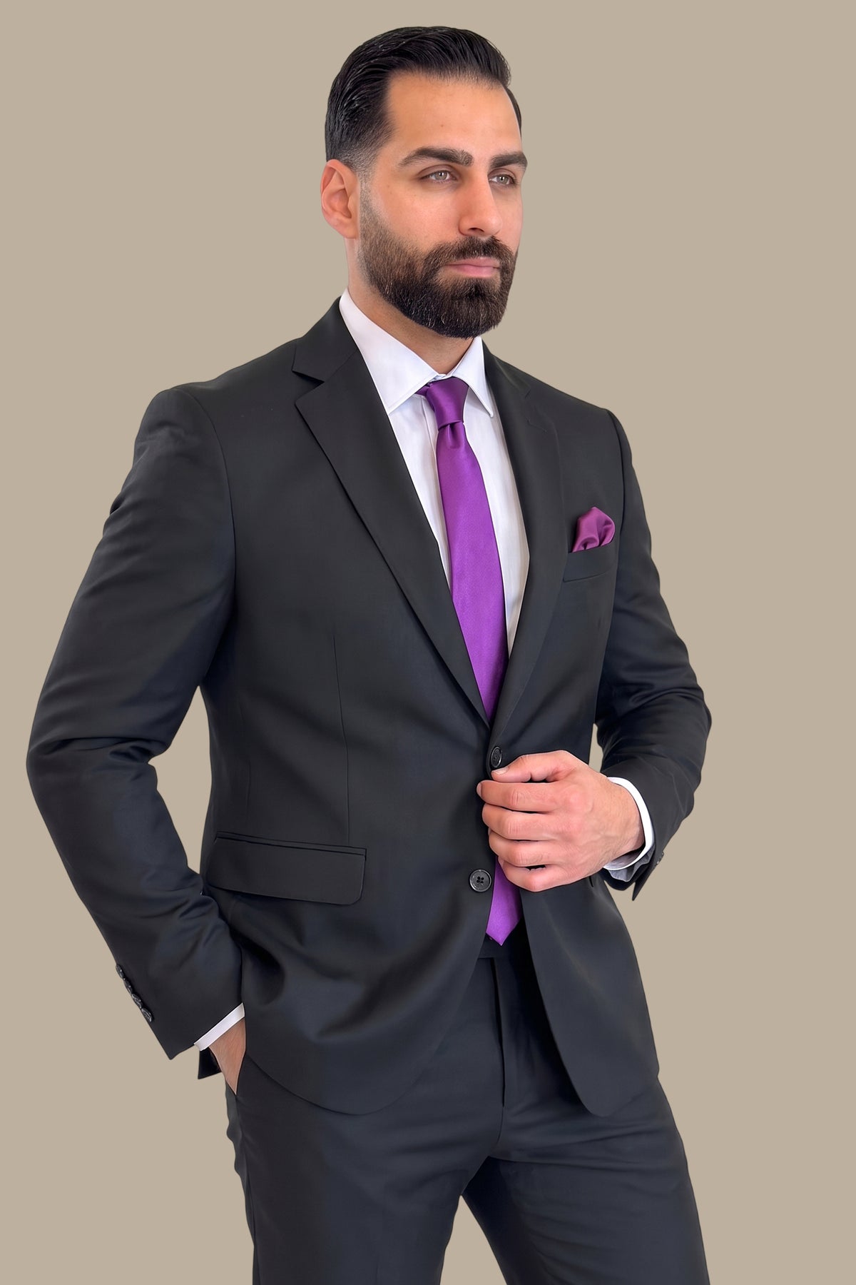 Fila Fil Wool Notch Lapel Suit