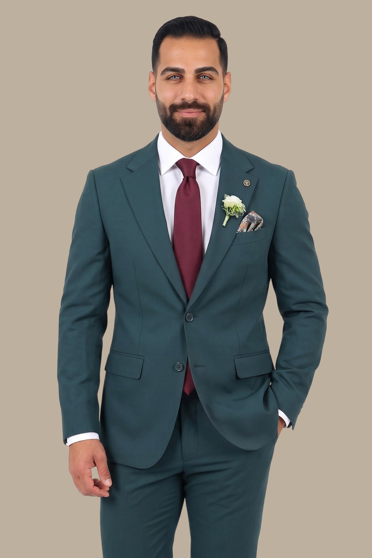 2-Piece Suit – Wide Notch Lapel