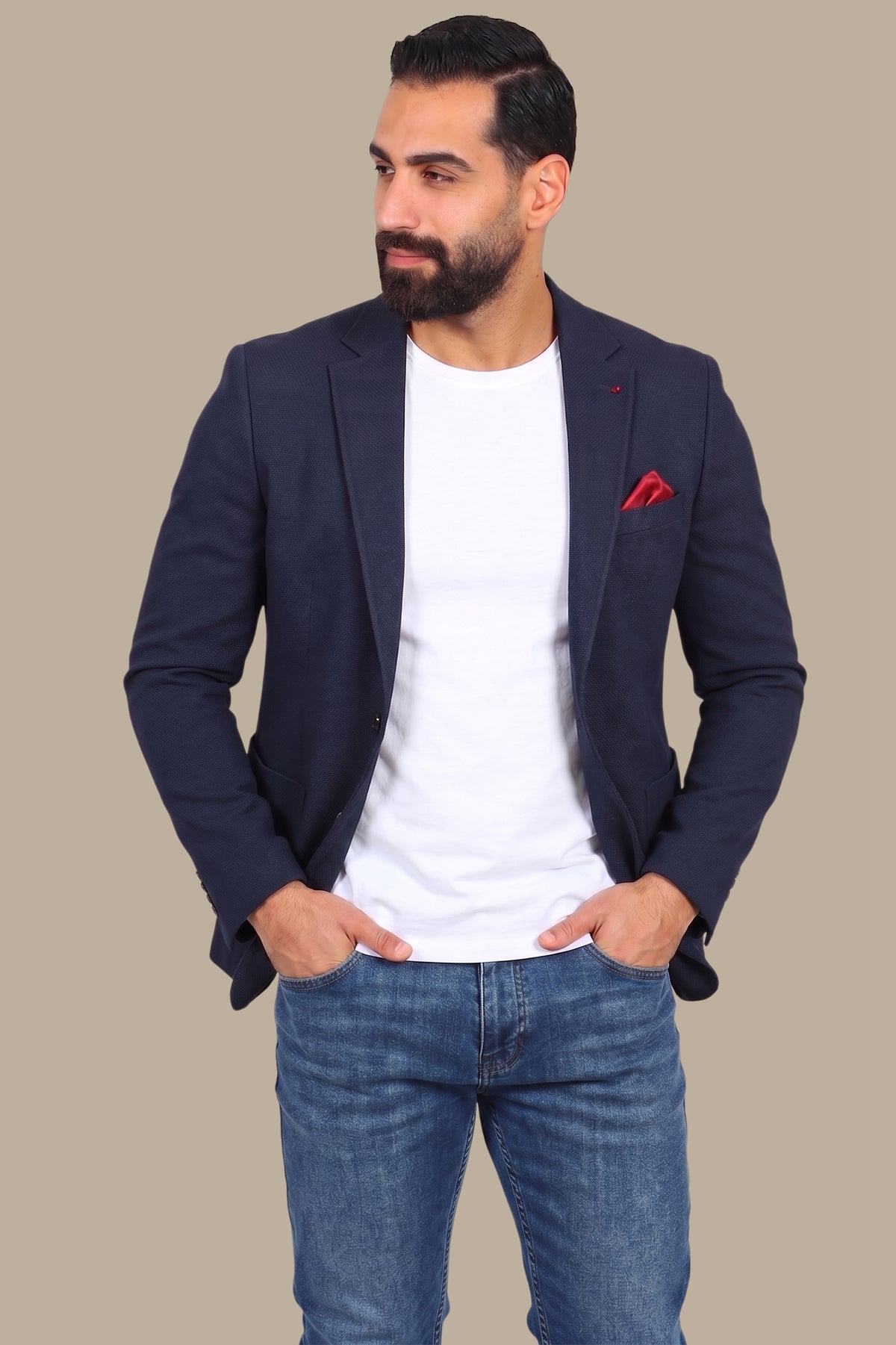 Chic Sophistication: The Satin Patch Black Blazer