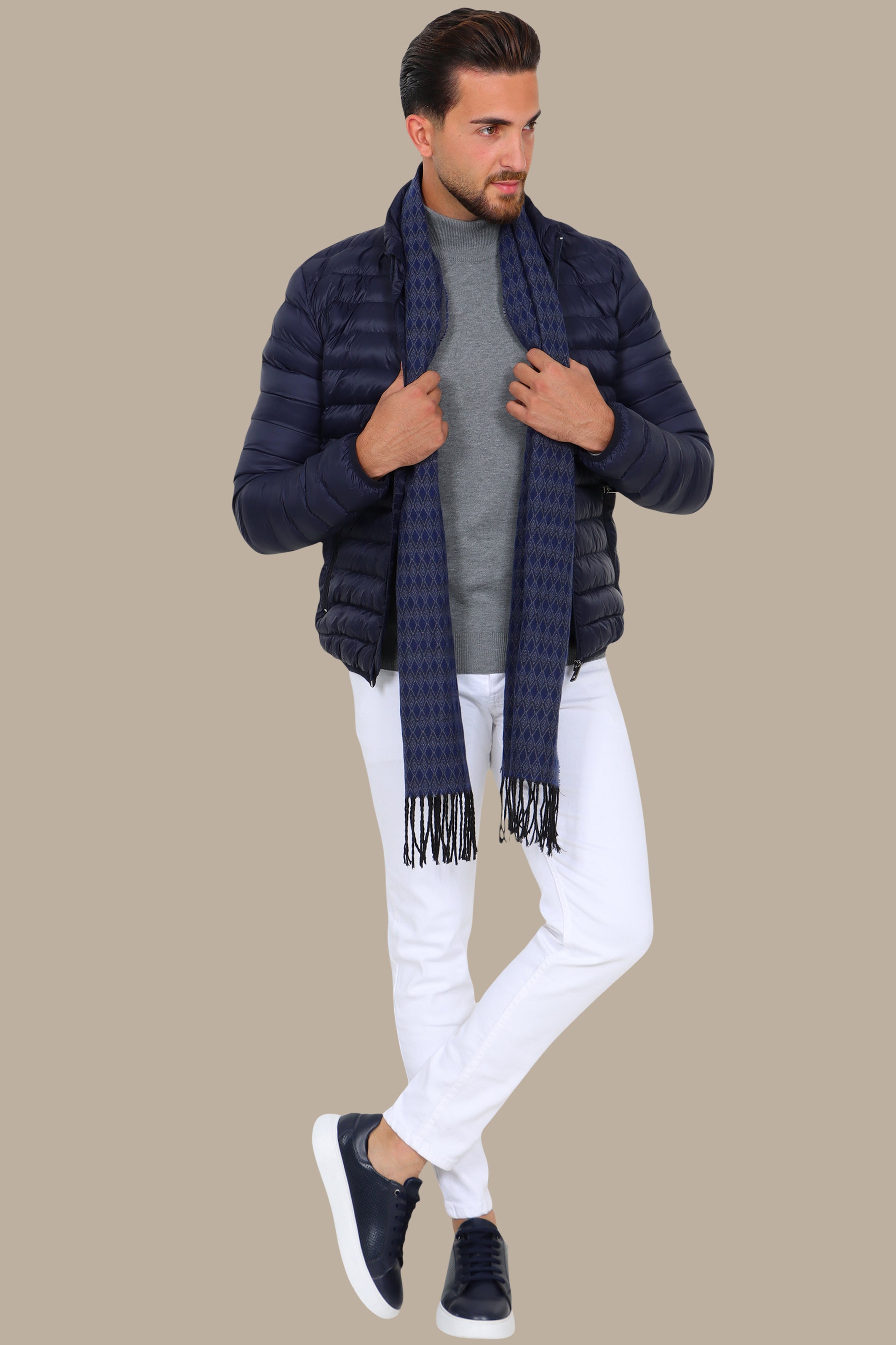 Navy Light Padded Jacket