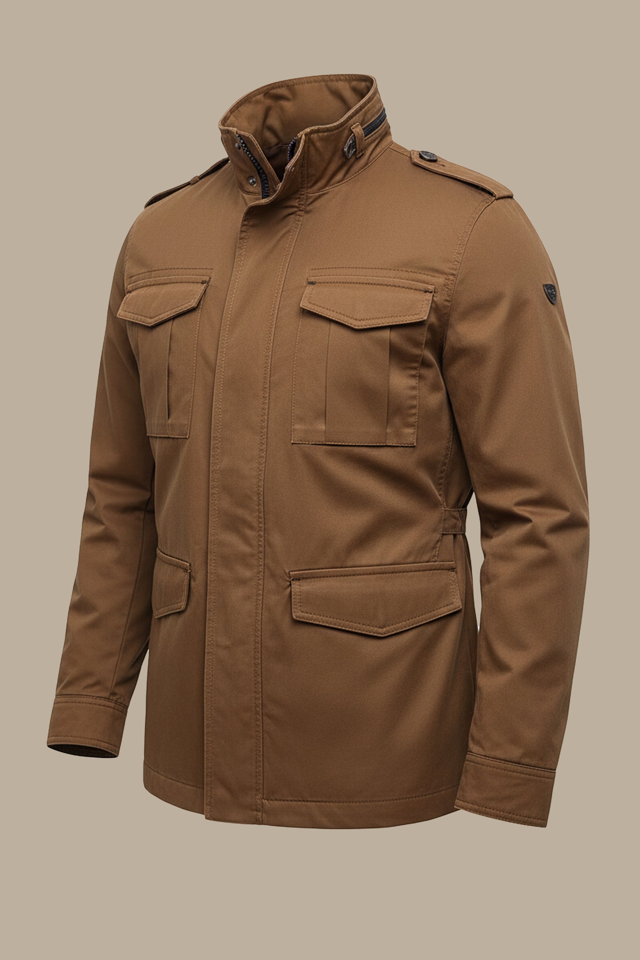 Brown Adventure Safari Jacket: Unleash Your Explorer Spirit