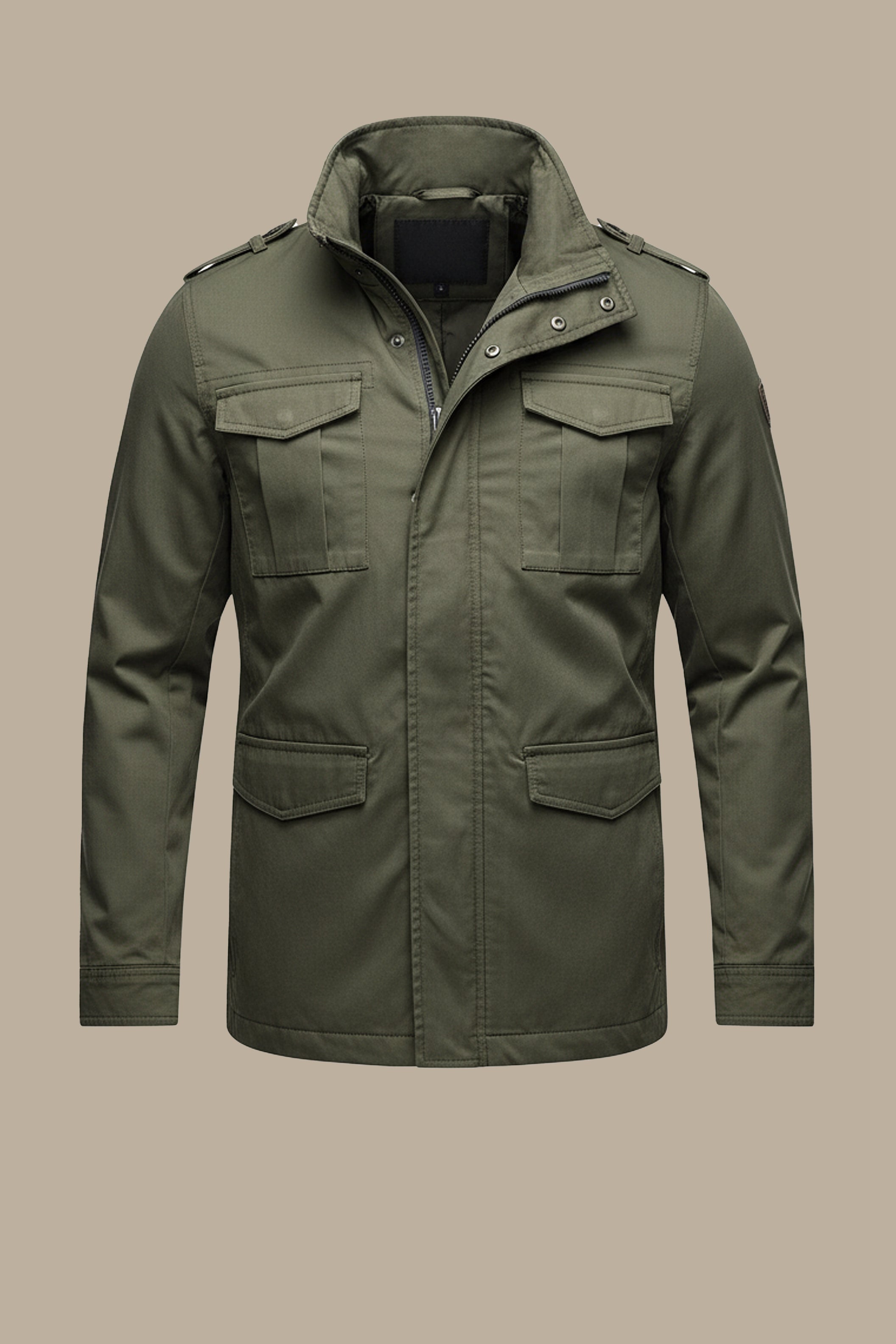 Khaki Adventure Safari Jacket: Explore in Style