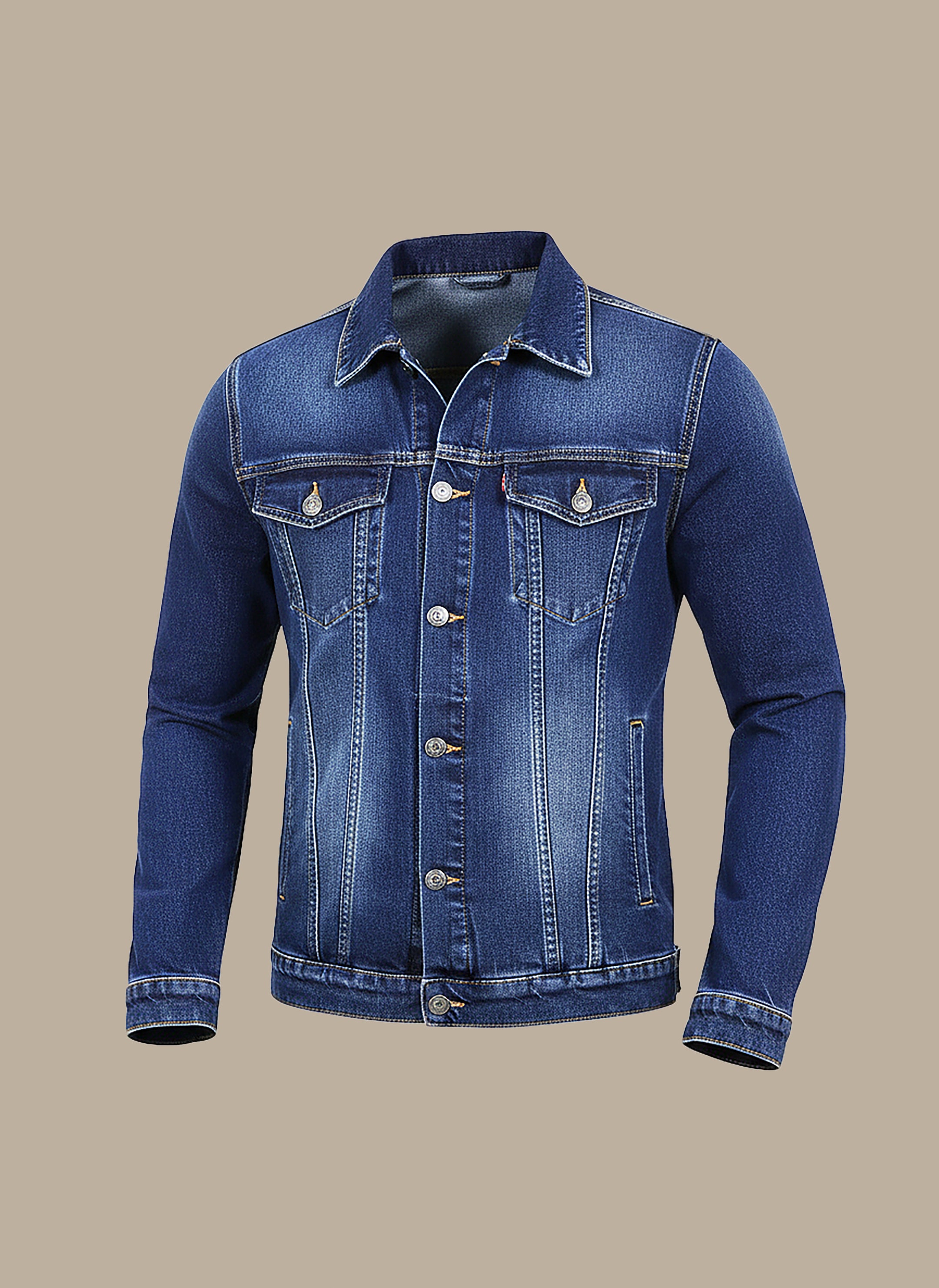 Denim Jacket Basic Light Blue