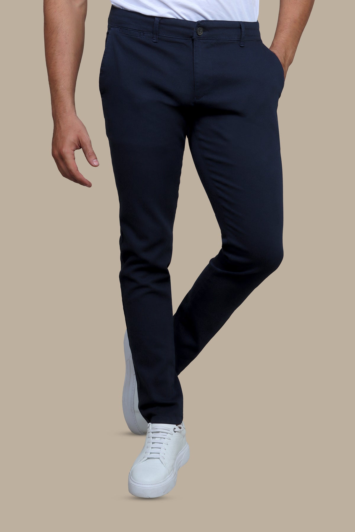 Chino Oxford Slim Fit Trousers