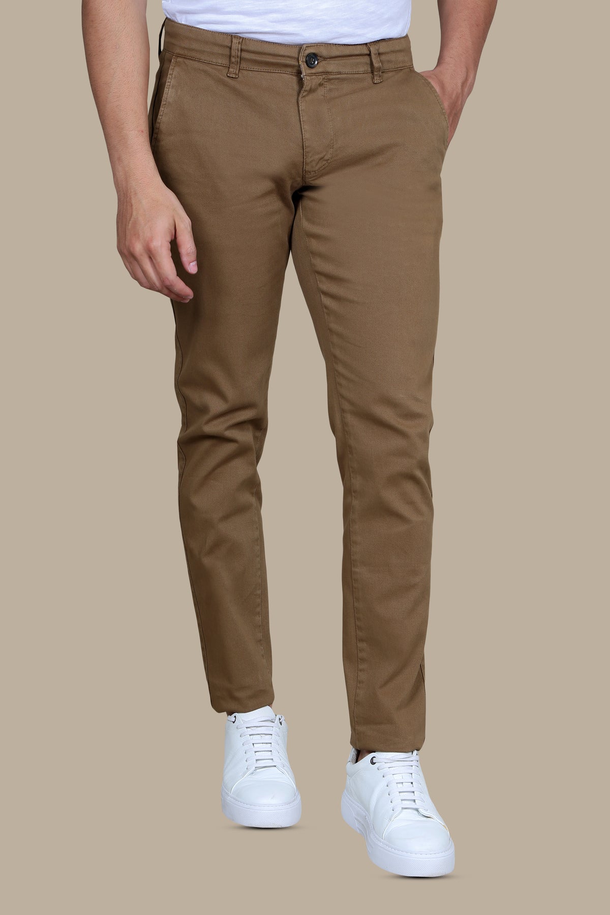 Chino Oxford Slim Fit Trousers