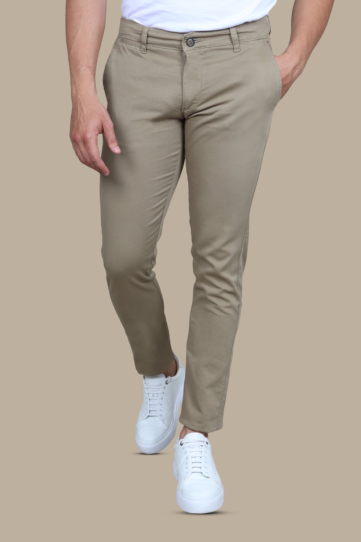 Chino Oxford Slim Fit Trousers