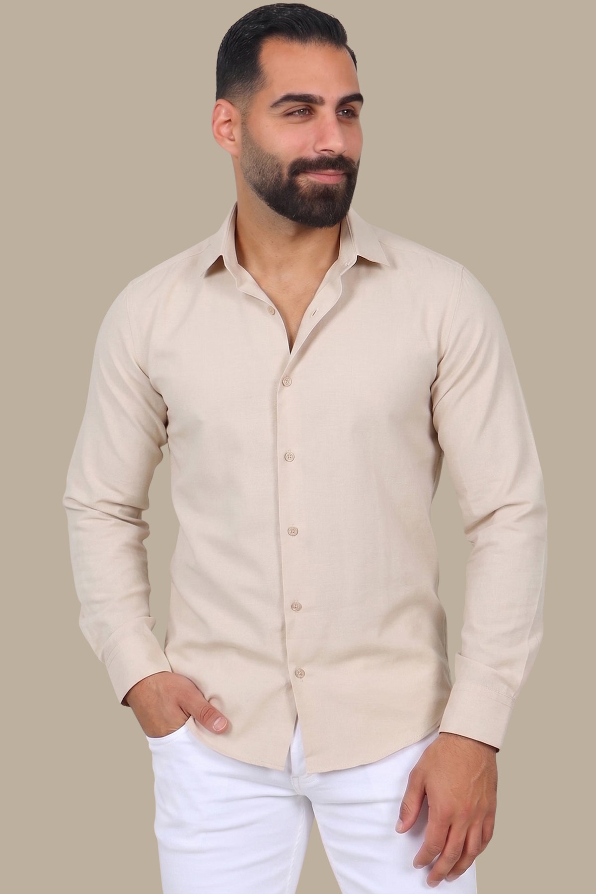Chambray Slim Fit Shirt
