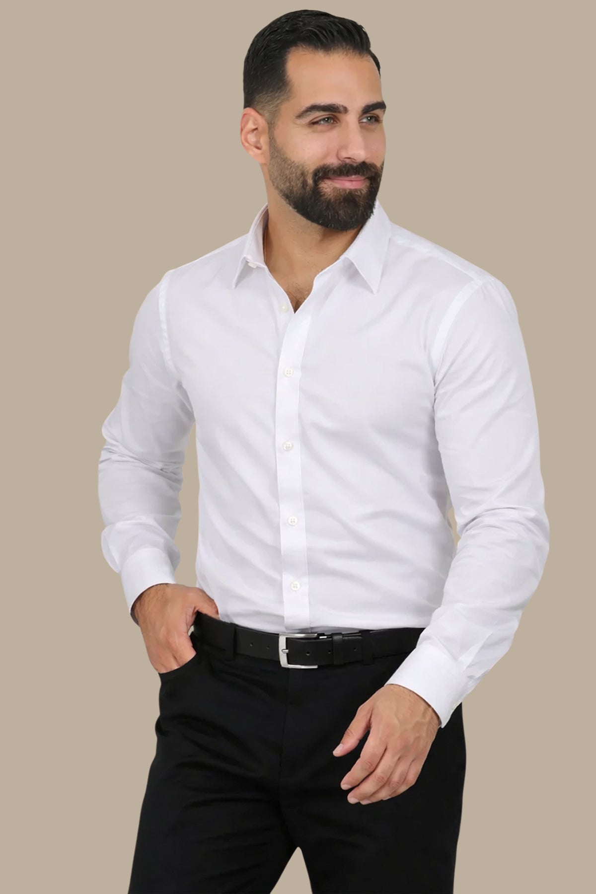 Chambray Slim Fit Shirt