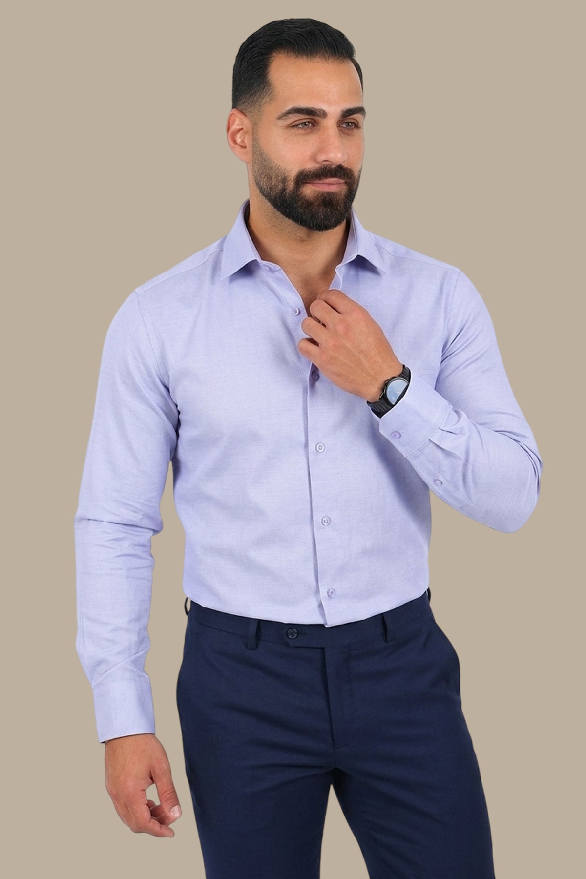 Chambray Slim Fit Shirt