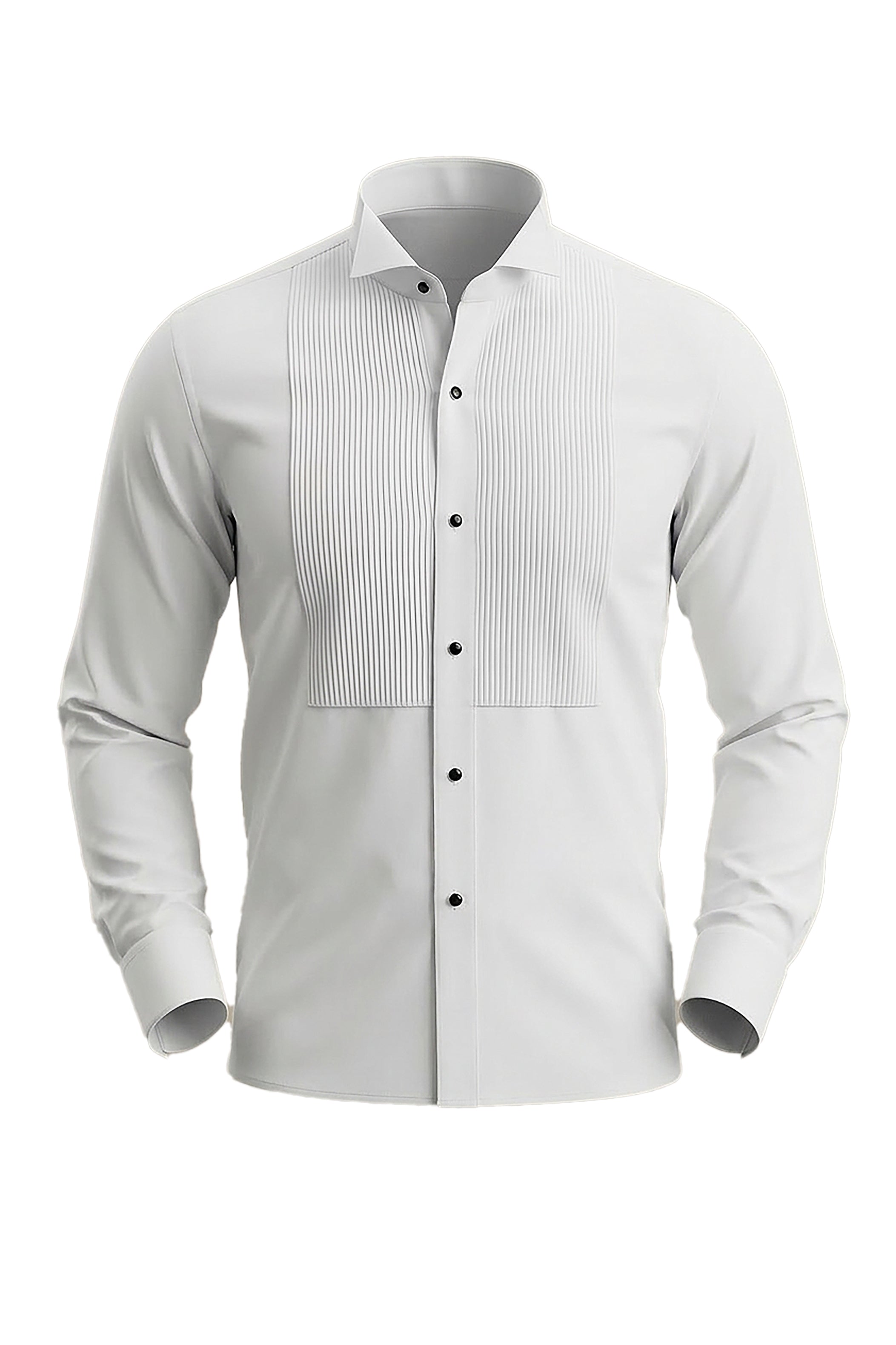 White Plissé Shirt