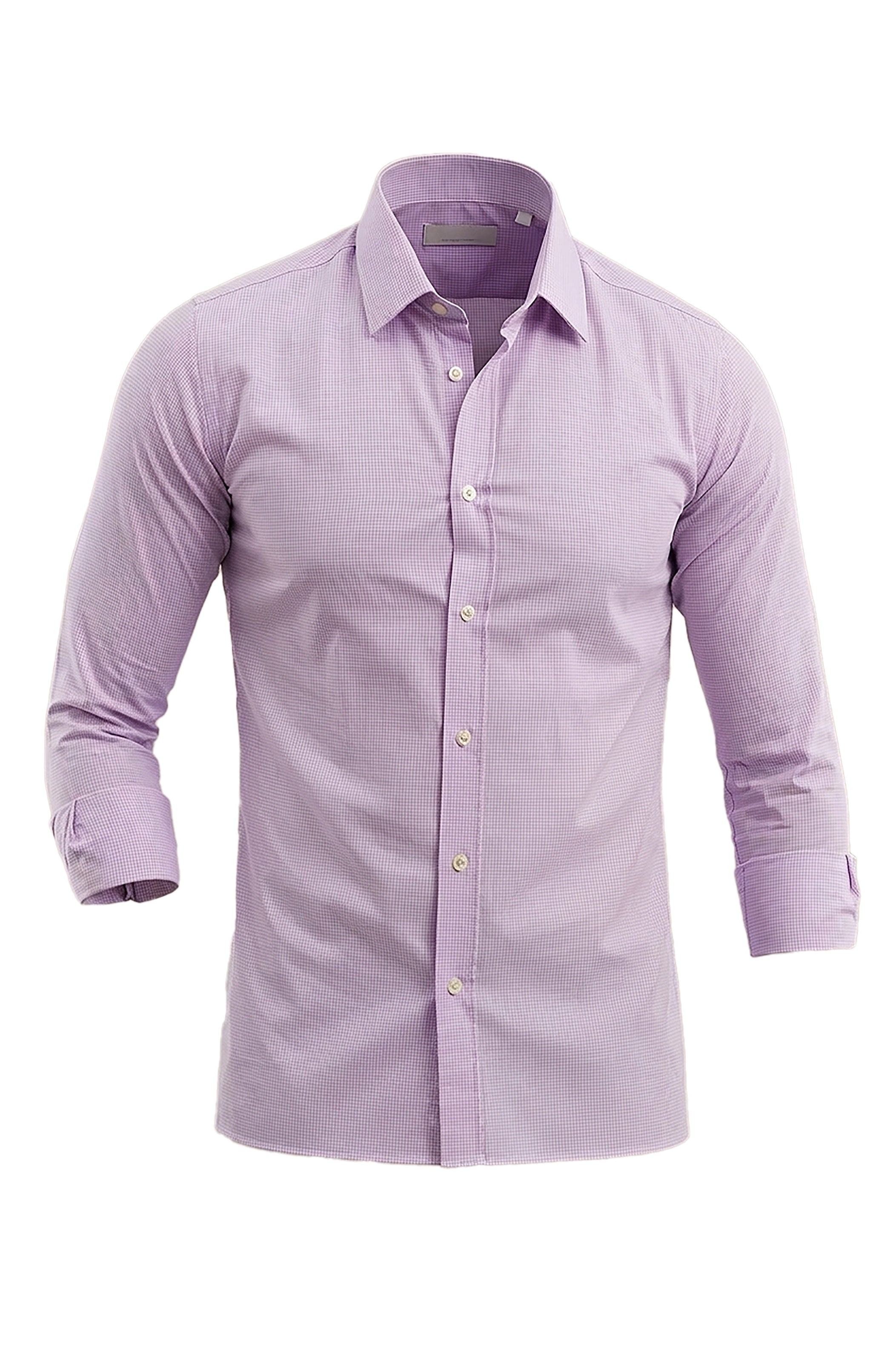 Purple Classic Pattern Shirt