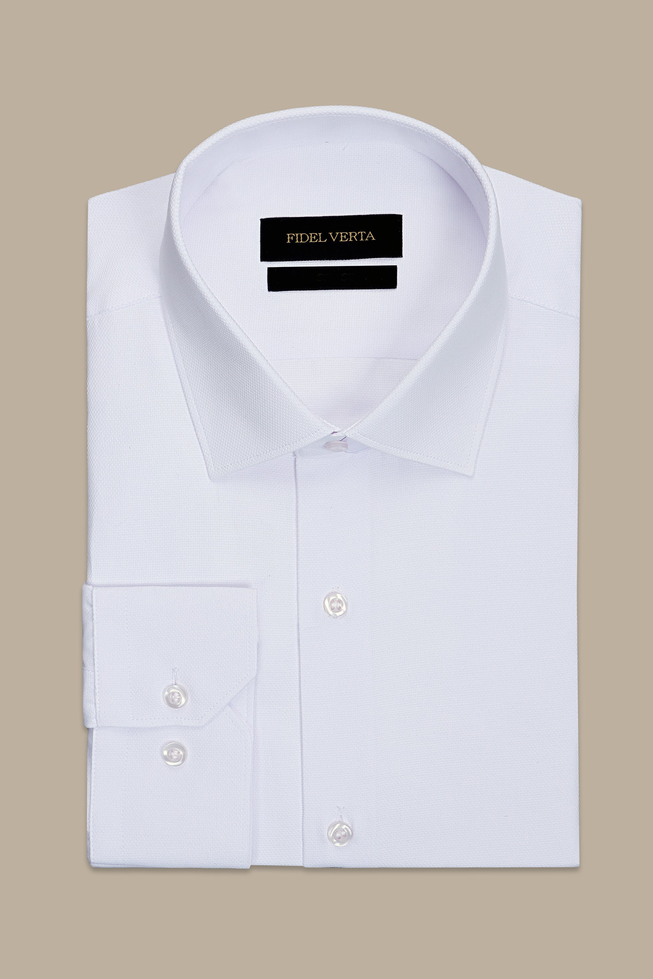 White Slim Oxford Shirt