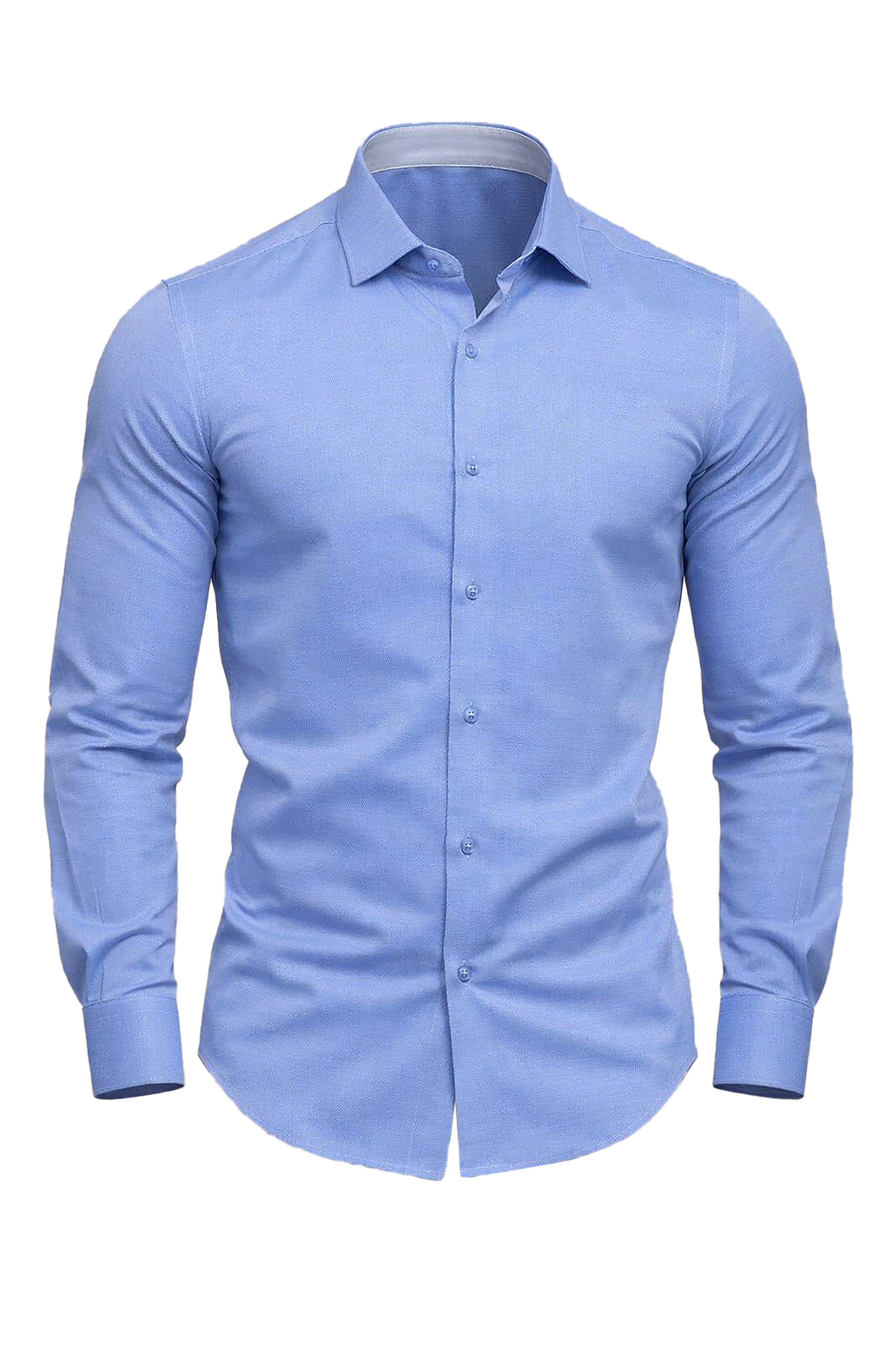Dark Blue Oxford Slim Fit Shirt