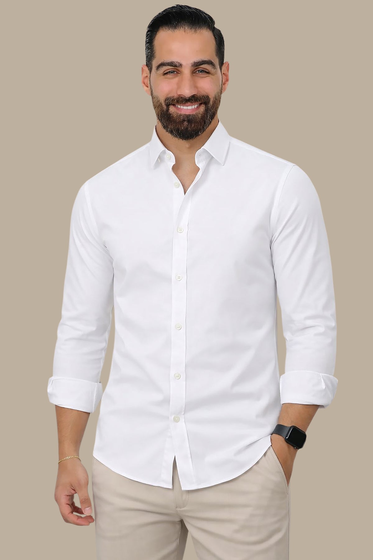 Lycra Plain Shirt
