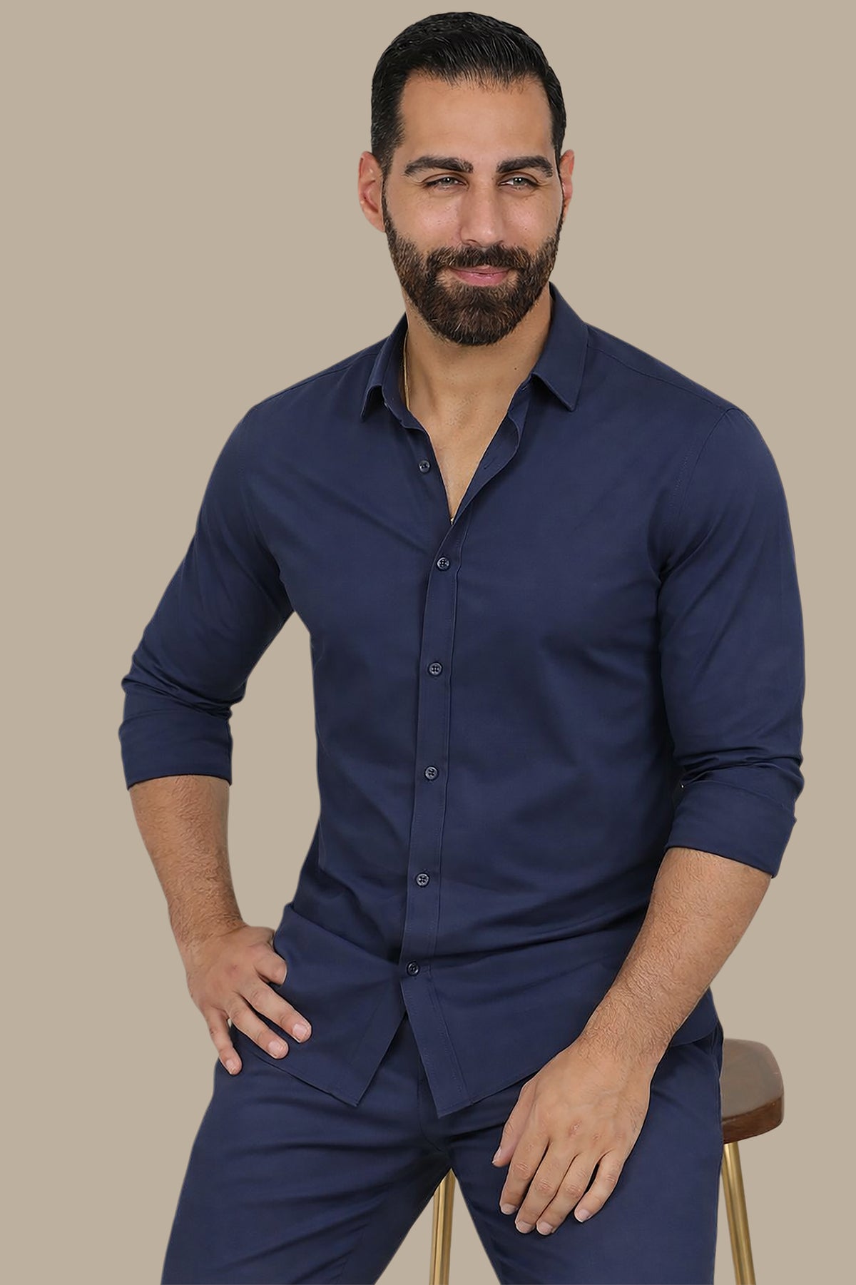 Lycra Plain Shirt