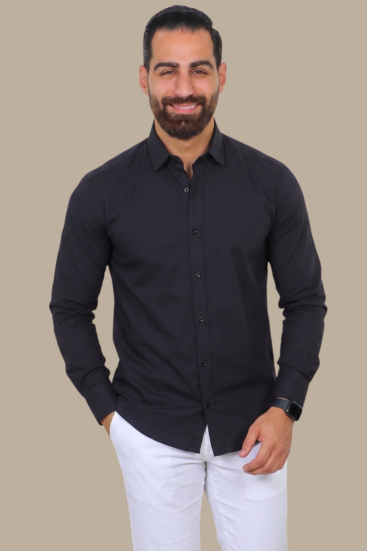 Lycra Plain Shirt