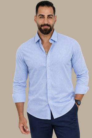 Piques Regular Light Blue Shirt