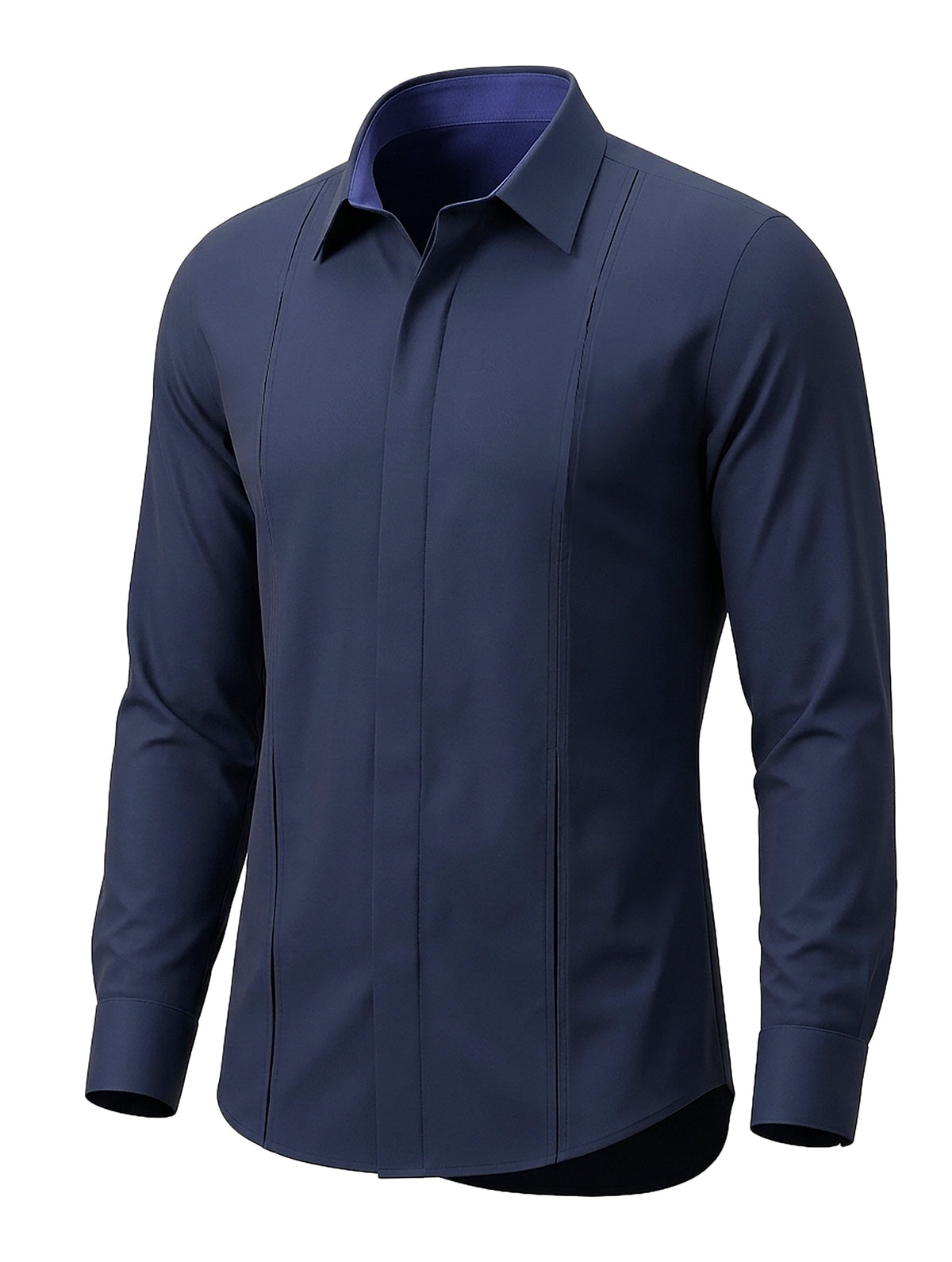 Shirt Lycra Front Cut | Navy