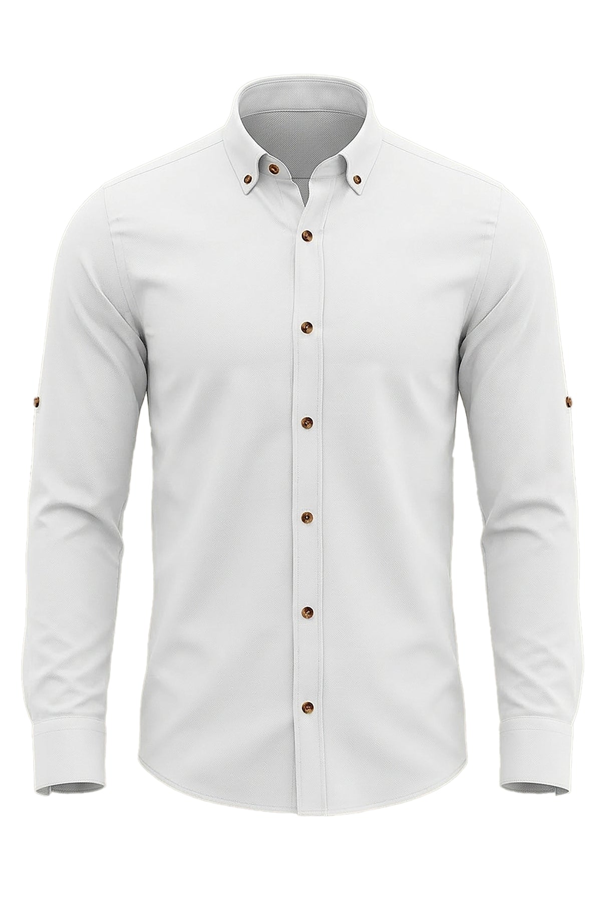 Elegant Rose: Men's Pink Oxford Casual Shirt