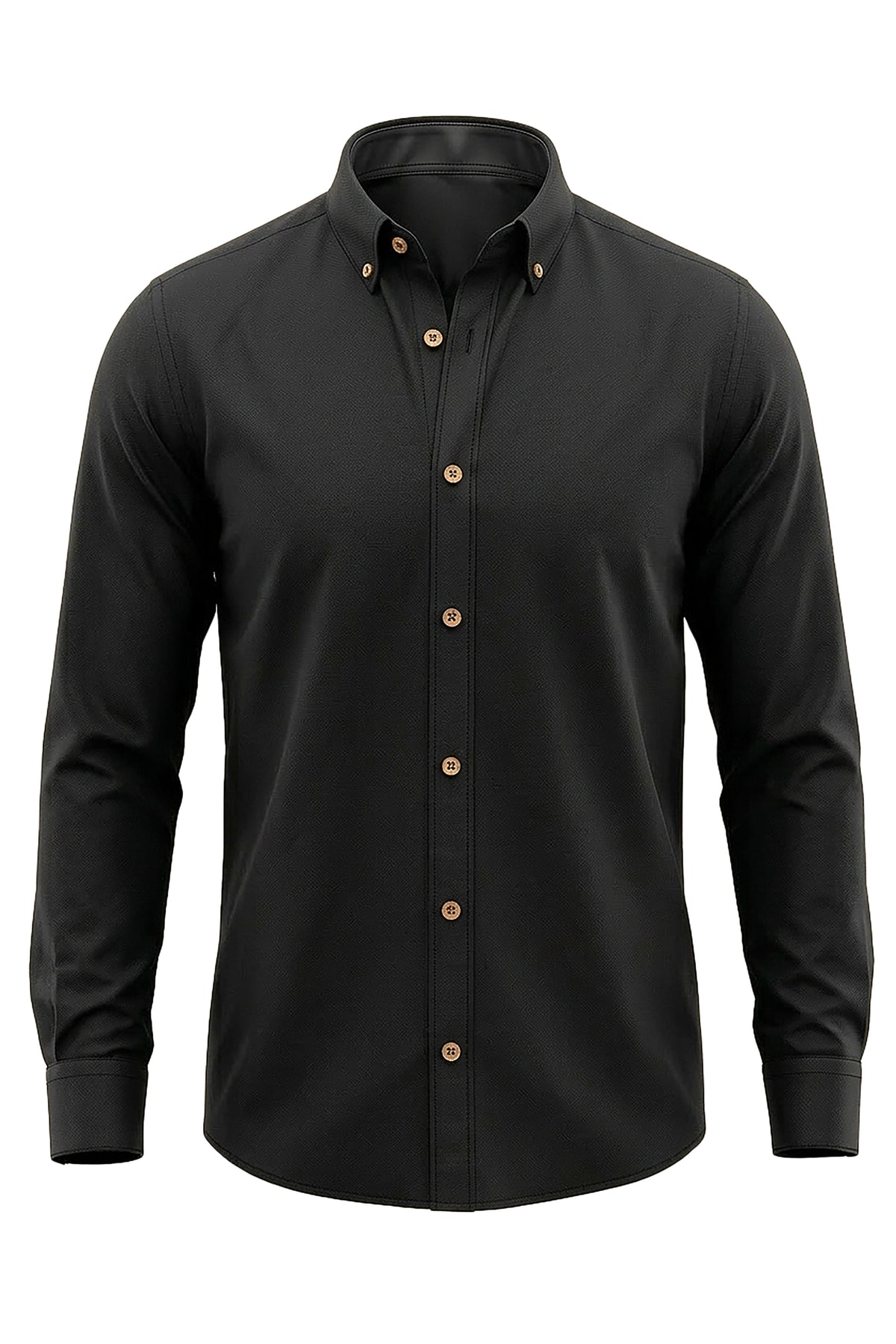 Elegant Rose: Men's Pink Oxford Casual Shirt