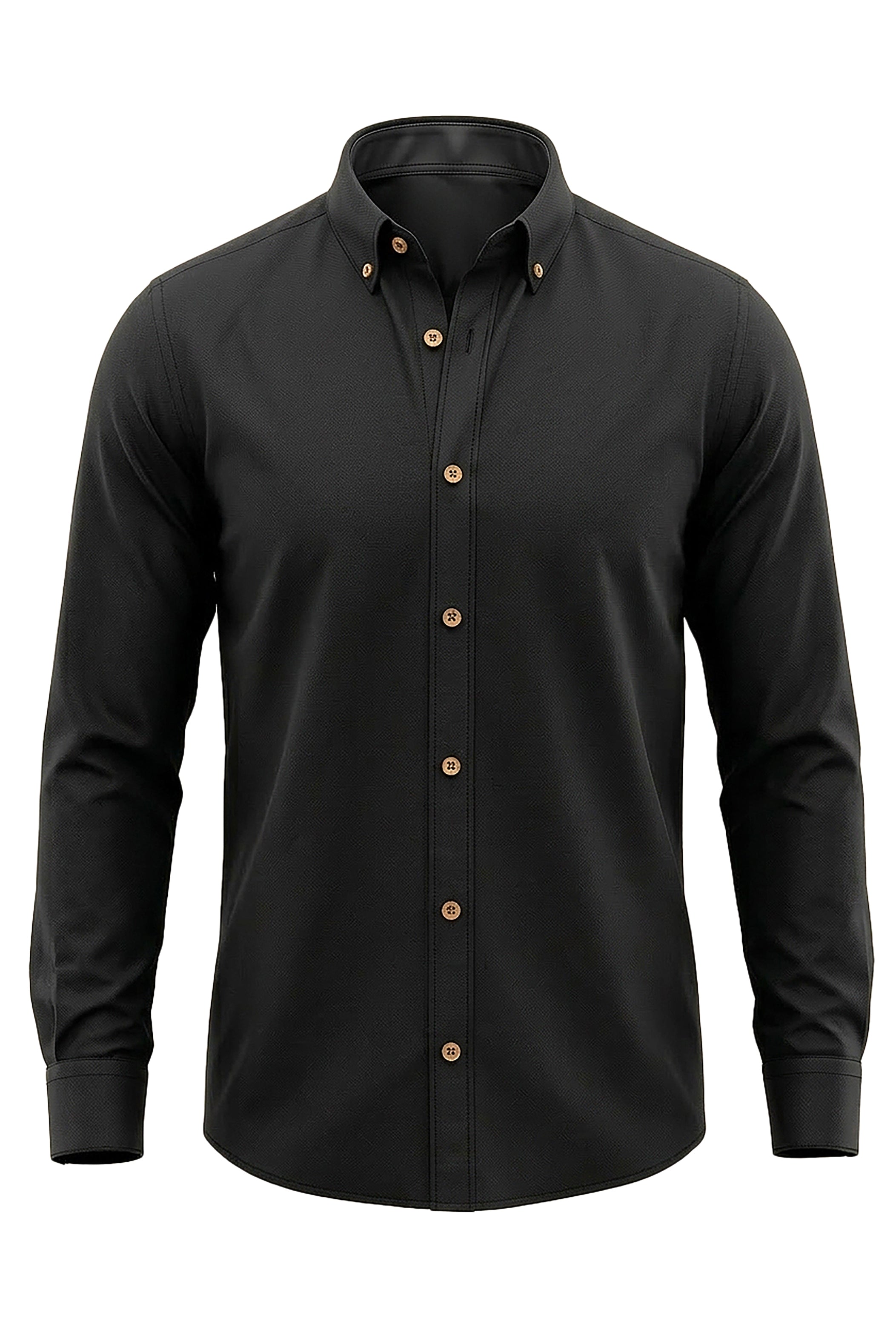 Black Elegance: Oxford Casual Sophistication