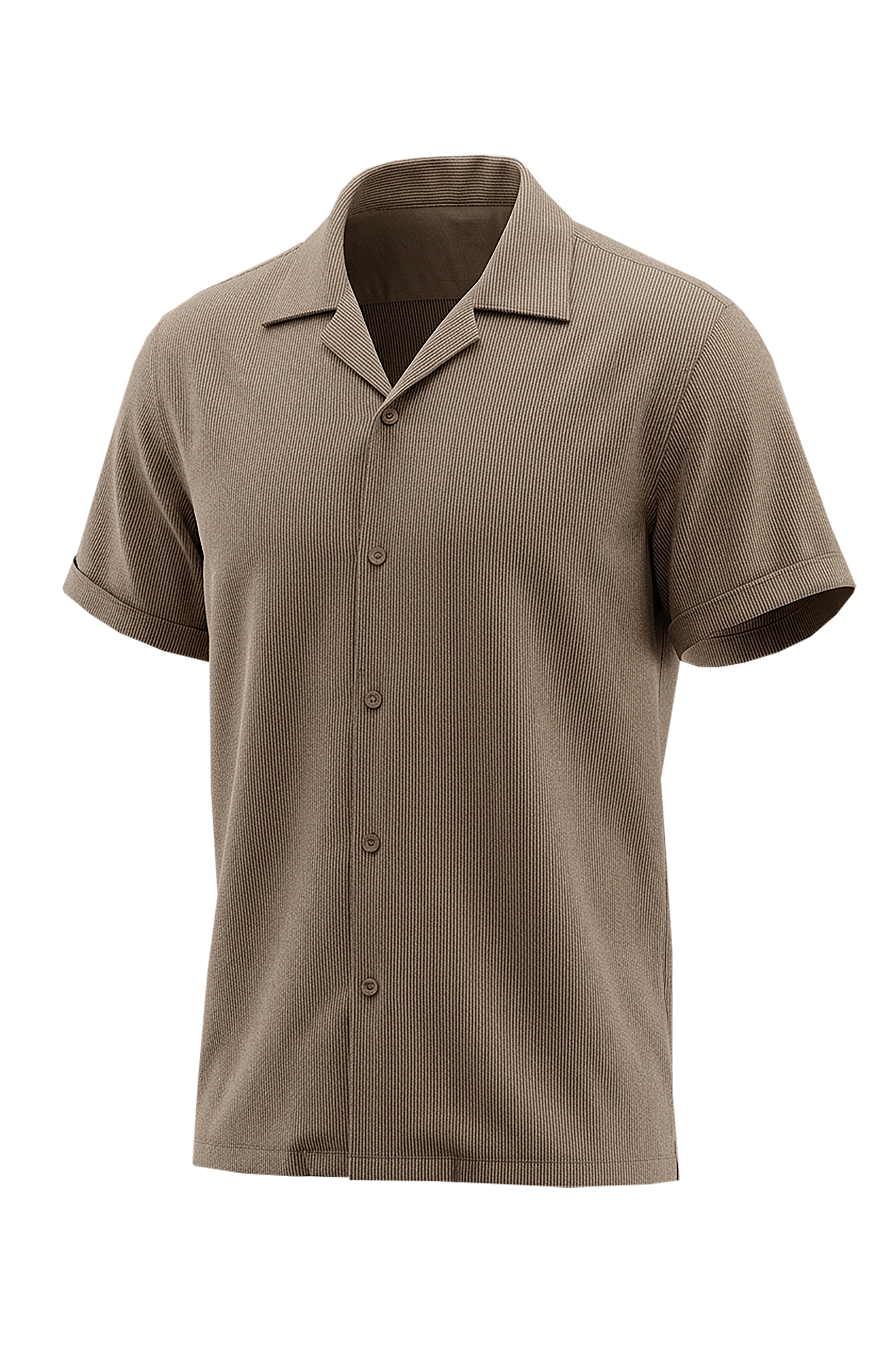 Light Brown Kendall Short-Sleeve Shirt – Regular Fit