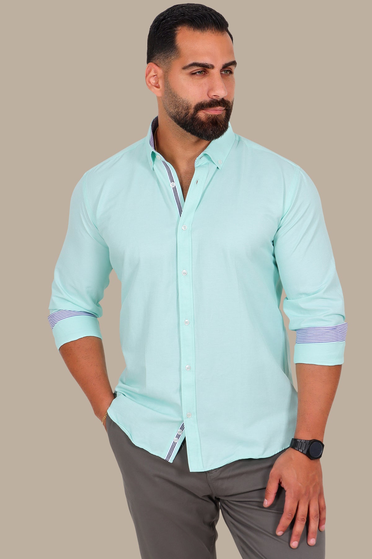 Casual Oxford Button-Down Shirt