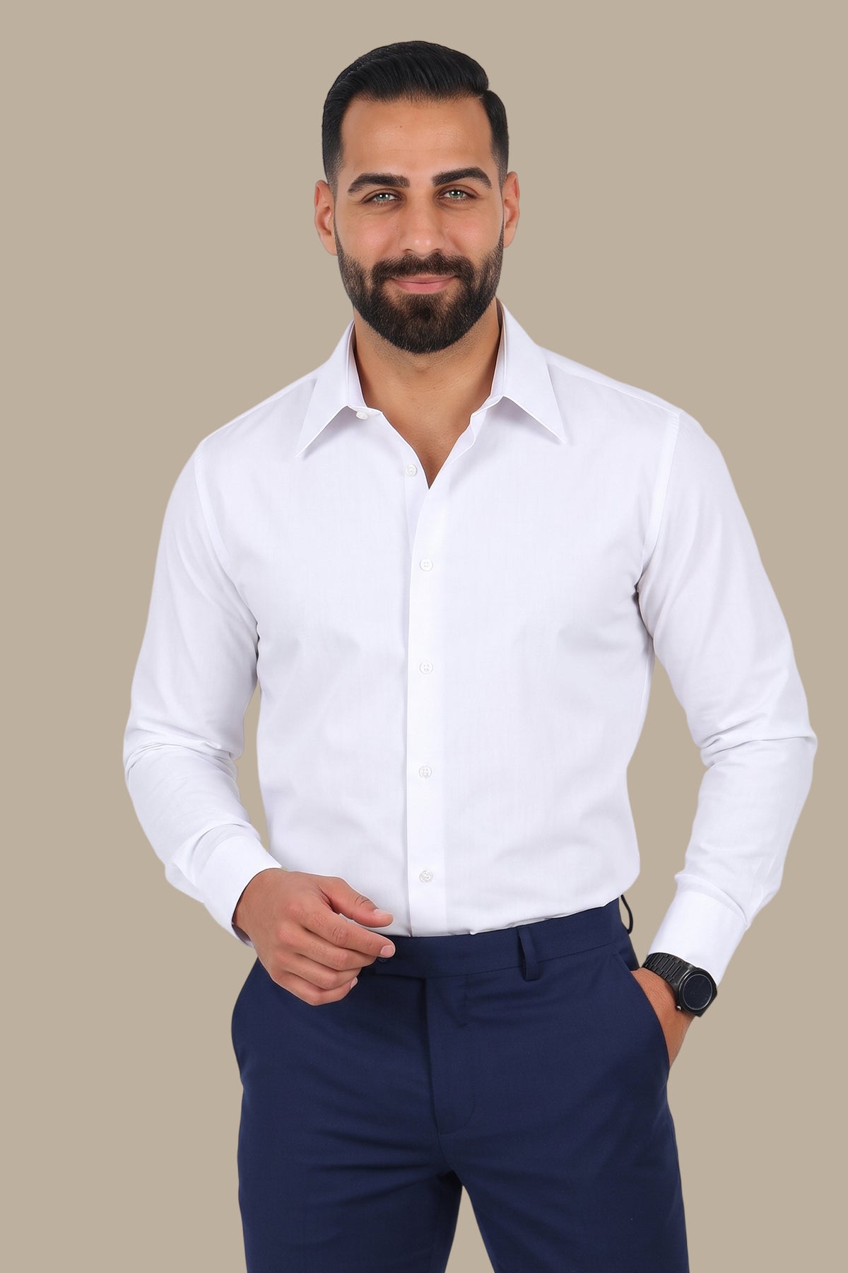 Classic Long Collar Shirt